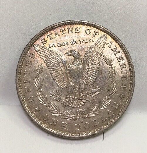 1881 O Silver Morgan Dollar U.S Coinage Key Better Date New Orleans Mint Toned