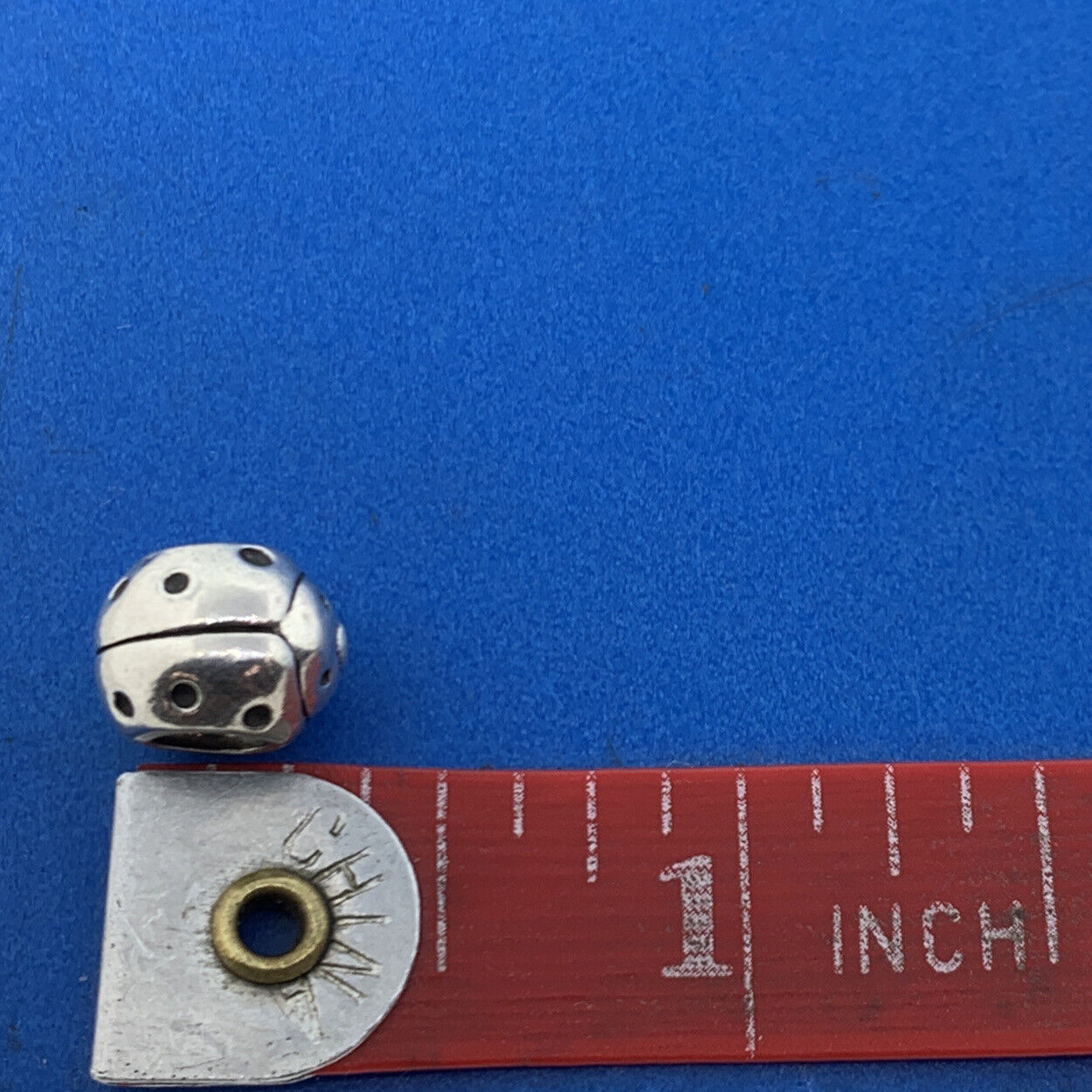 Authentic PANDORA 925 Sterling Silver LadyBug 790135 Retired Bracelet Charm