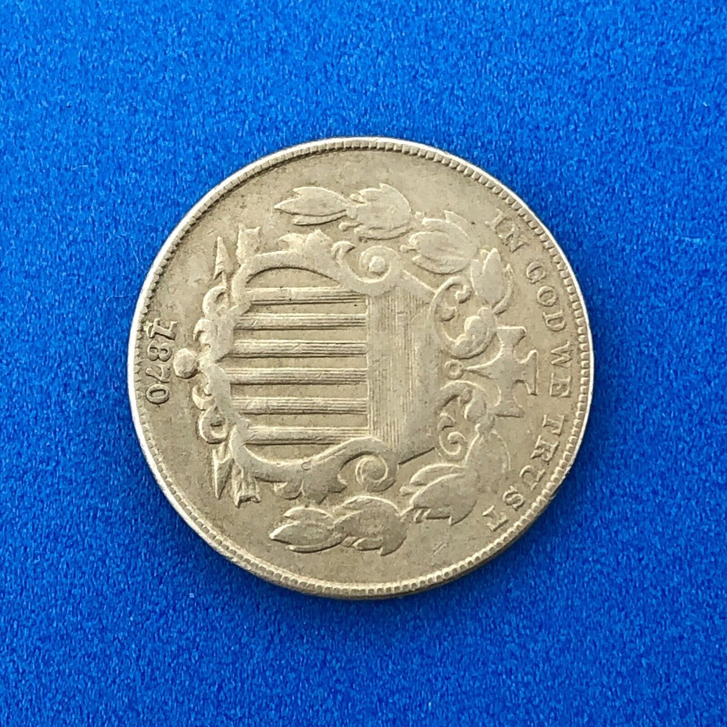 1870 P Shield Nickel Better Key Rare Philadelphia Mint Date Coin