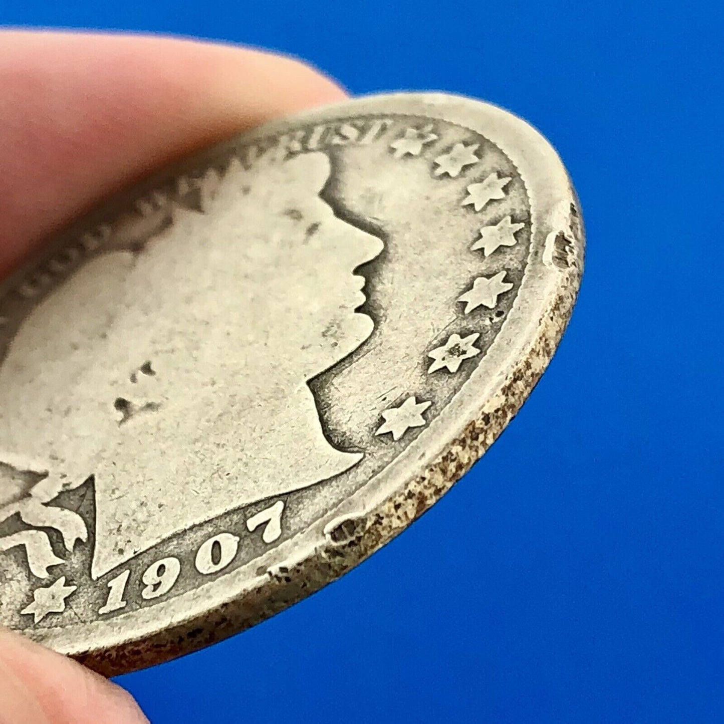 1907 S Silver Barber Half Dollar Better Key Date Rare Scarce San Francisco Coin