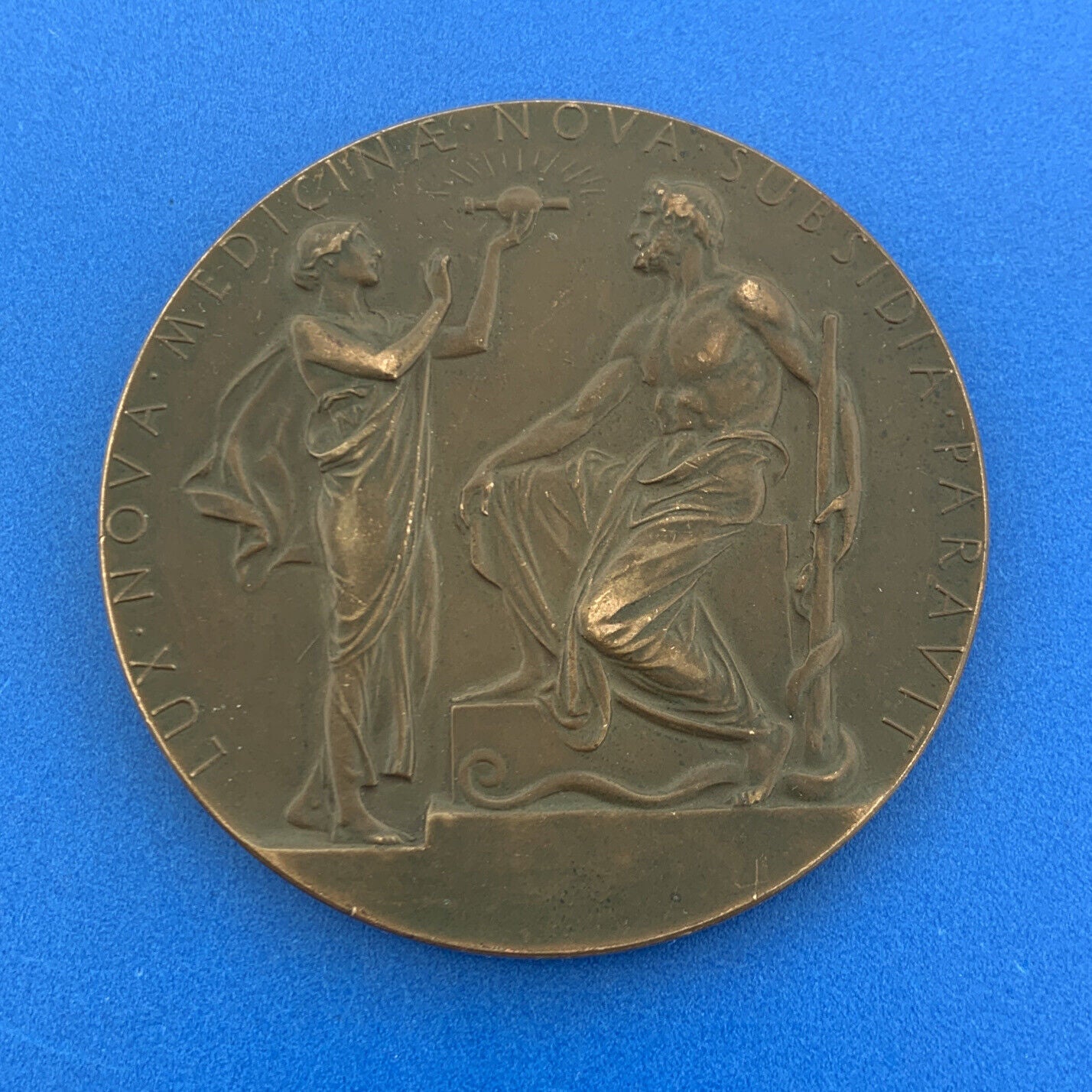 1928 Erik Lindberg Bronze 2nd International Radiology Convention Award Medal