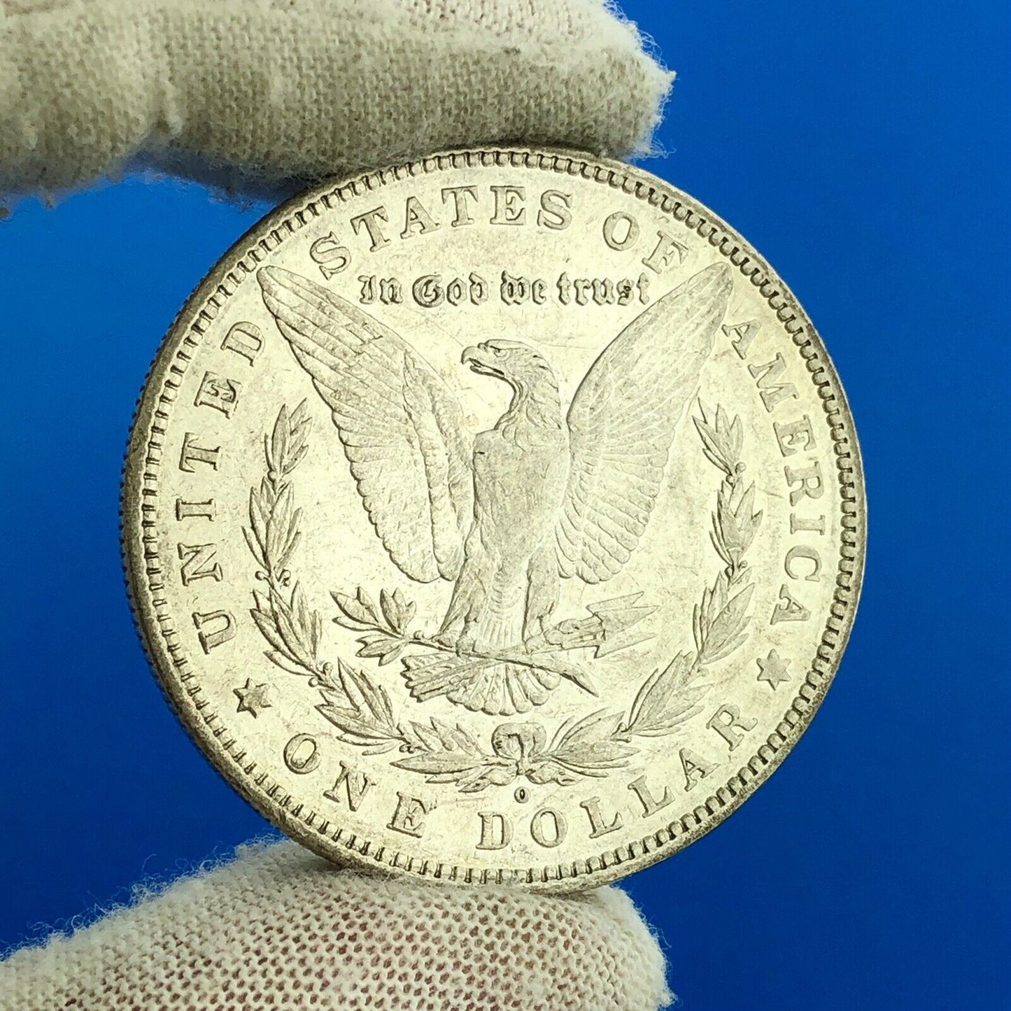 1880 O Morgan Silver Dollar VAM 48 Doubled 1 8 Hangnail Eagle AU New Orleans