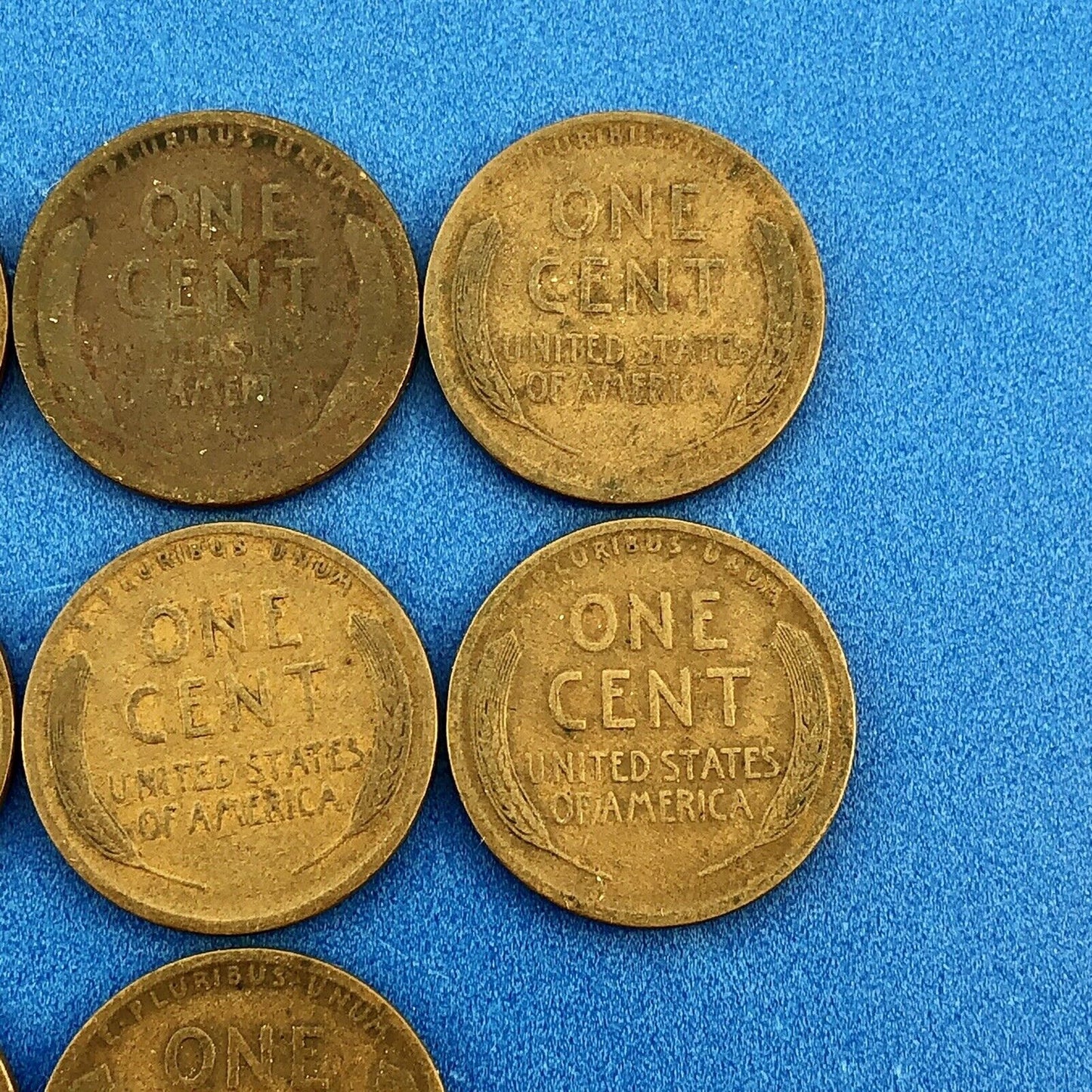 1915 P Mixed Date Mixed Mint Early Lincoln Small One Cent Penny 14 Coin Lot