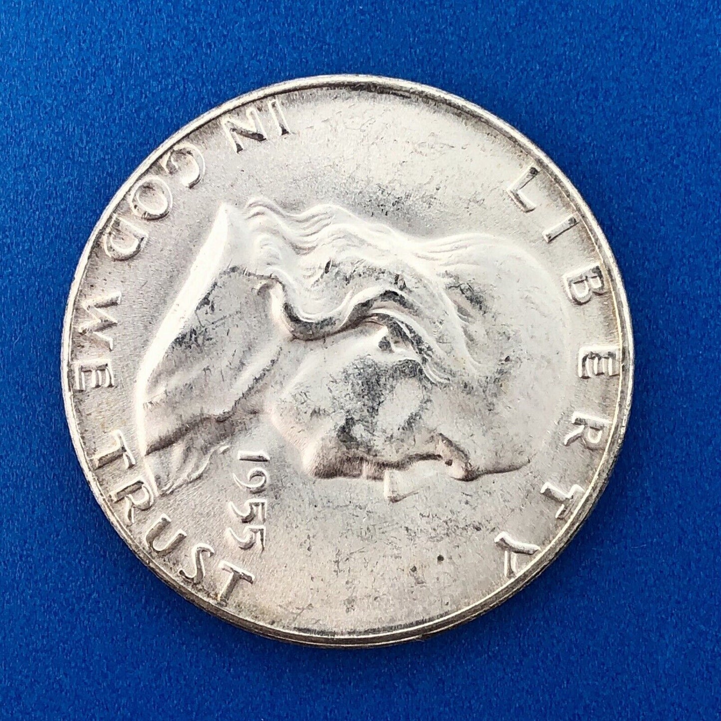 1955 P Franklin Silver Half Dollar Better Key Rare Philadelphia Mint Coin