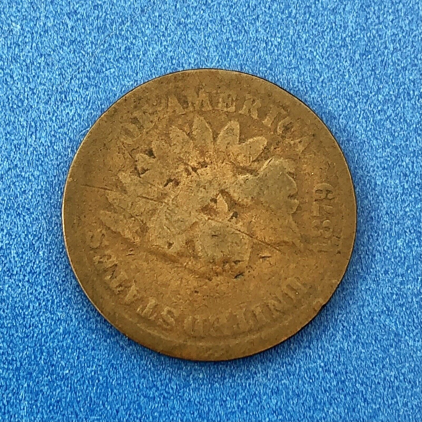 1879 P Indian Head One Cent Penny Type 3 Bronze Better Key Philadelphia Coin