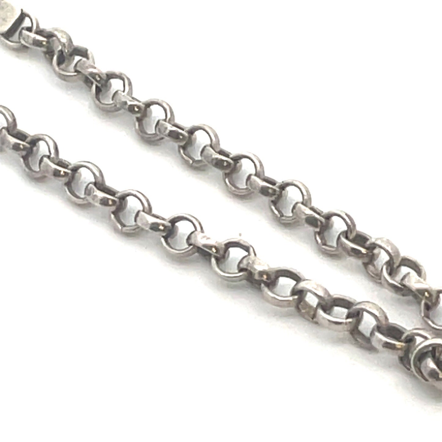 Mignon Faget Sterling Silver Tulip Collection Chain Dangle Tulip Charm Bracelet
