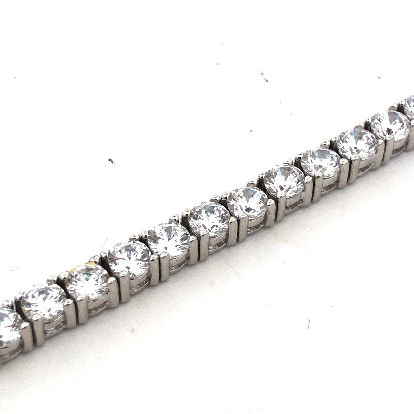 Designer ATR 925 Sterling Silver Round Cubic Zirconia Tennis Bracelet