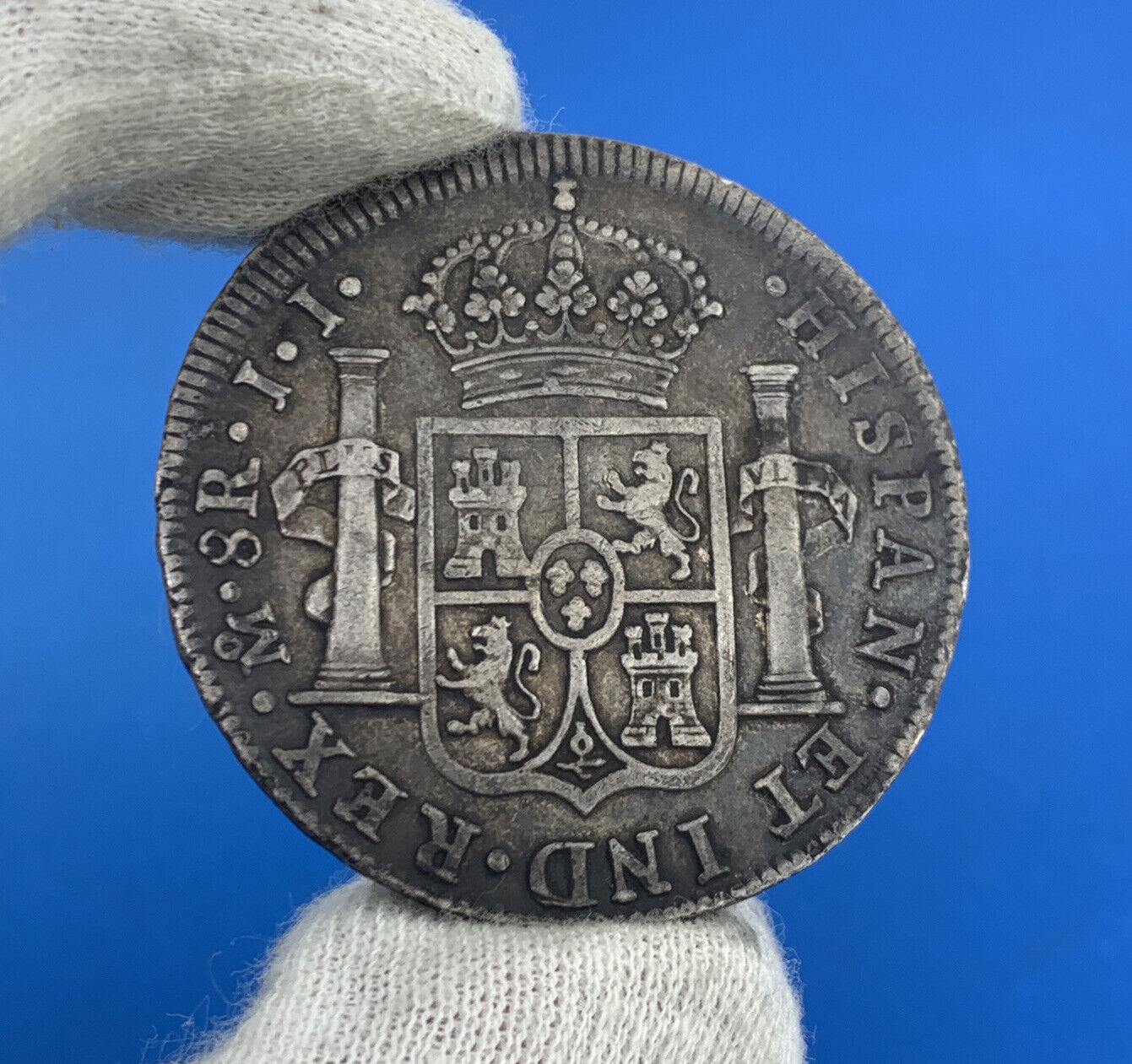 1814 Mo Mexico City 8 Reales I.I. Better Key Date .903 Silver Mexico Coin
