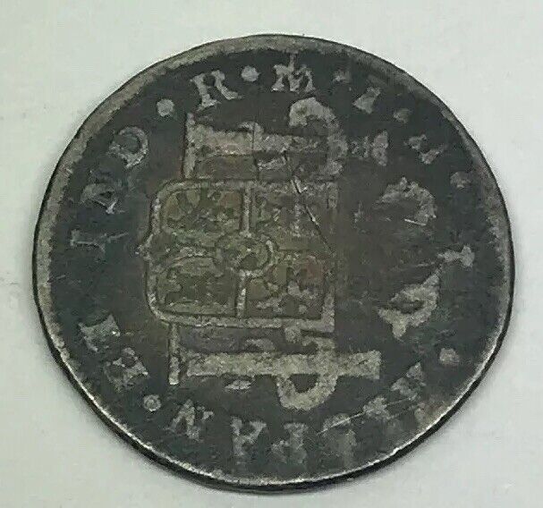 1809 Mexico Silver 1/2 Real Mexico City Ferdinand VII Pirate Treasure Coin