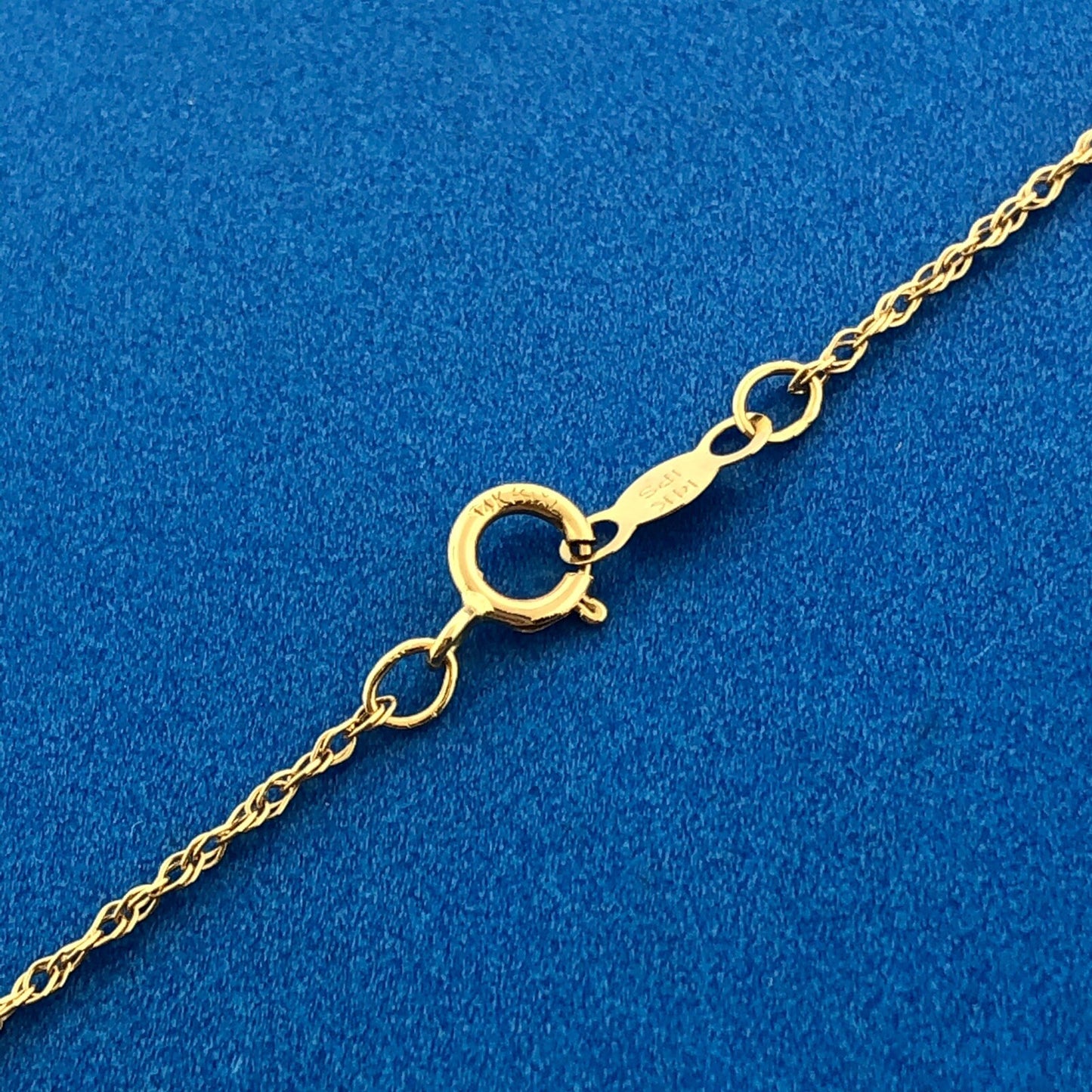Designer IPS 14k Yellow Gold White 7.34 mm Pearl 18" Double Oval Link Necklace
