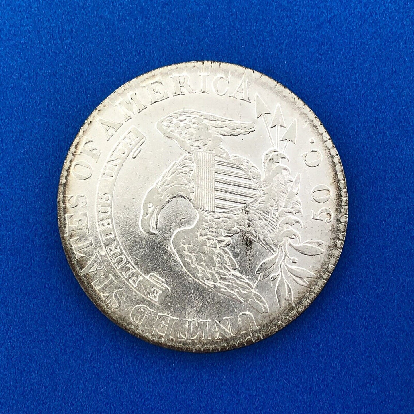 1822 Capped Bust Lettered Edge Silver Half Dollar 50c Early American Silver Coin