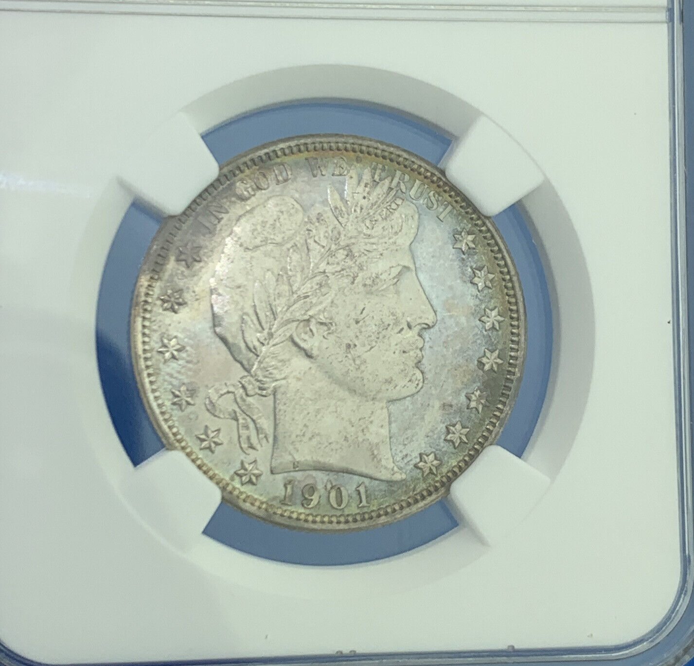1901 P Proof Silver Barber Half Dollar $.50 NGC PF64