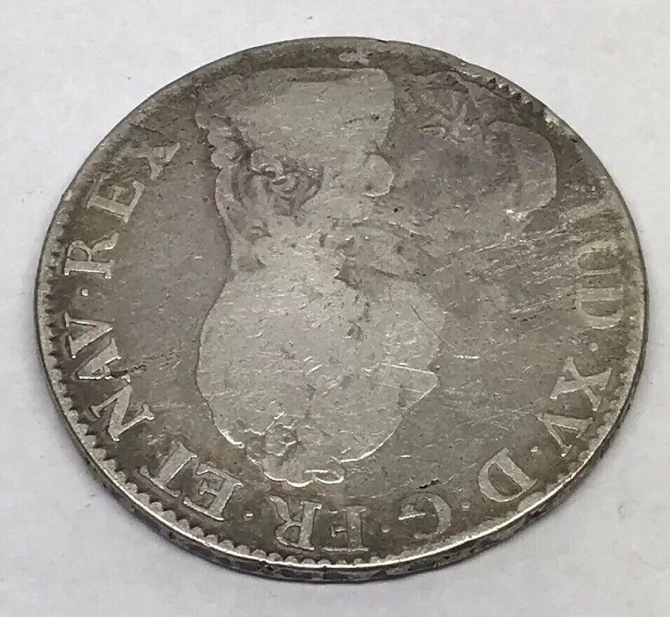 1729 A France Louis XV One Ecu Paris Mint Silver Crown