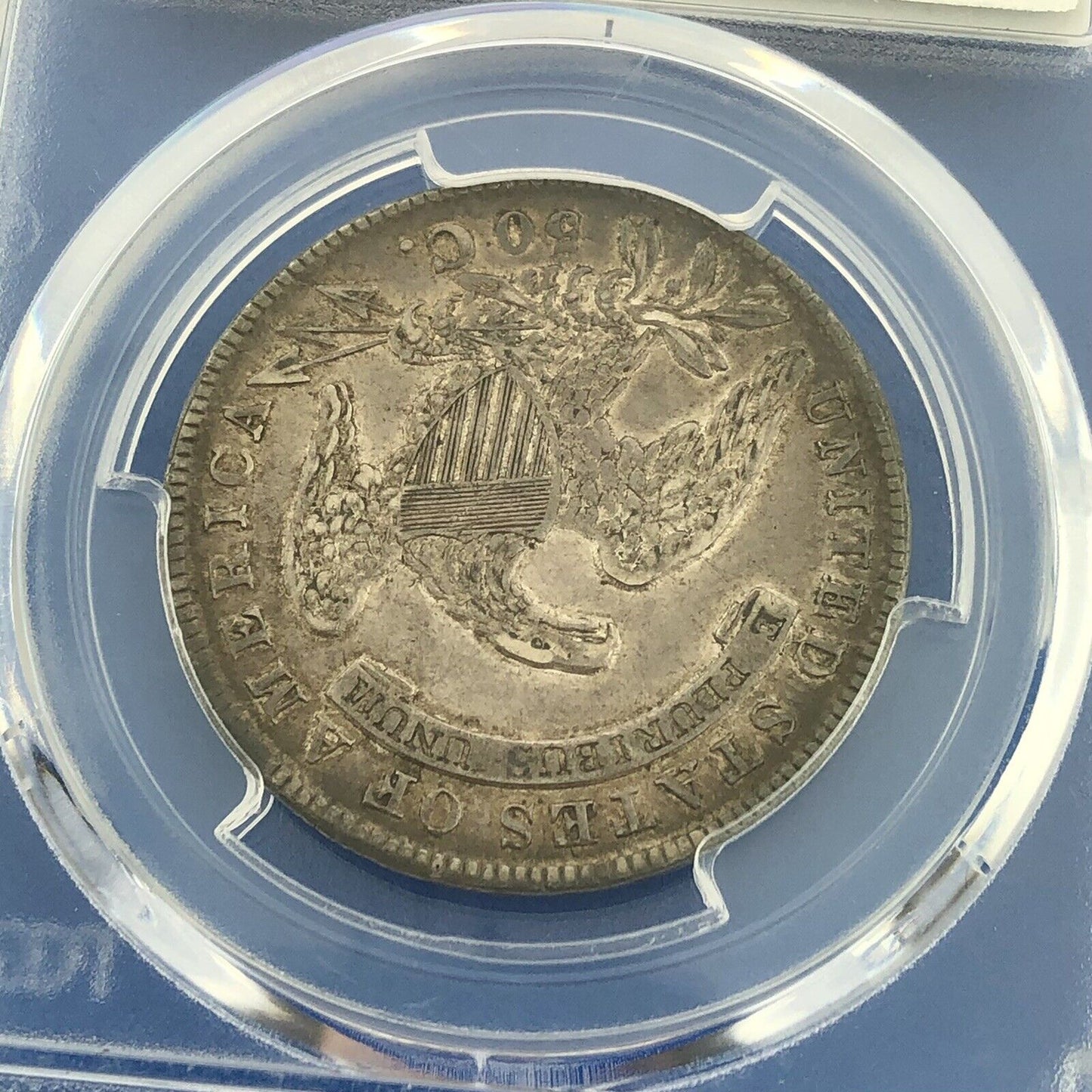 1834 Capped Bust Silver Half Dollar 50c Lettered Edge PCGS XF45 Lg Date Sm Ltrs