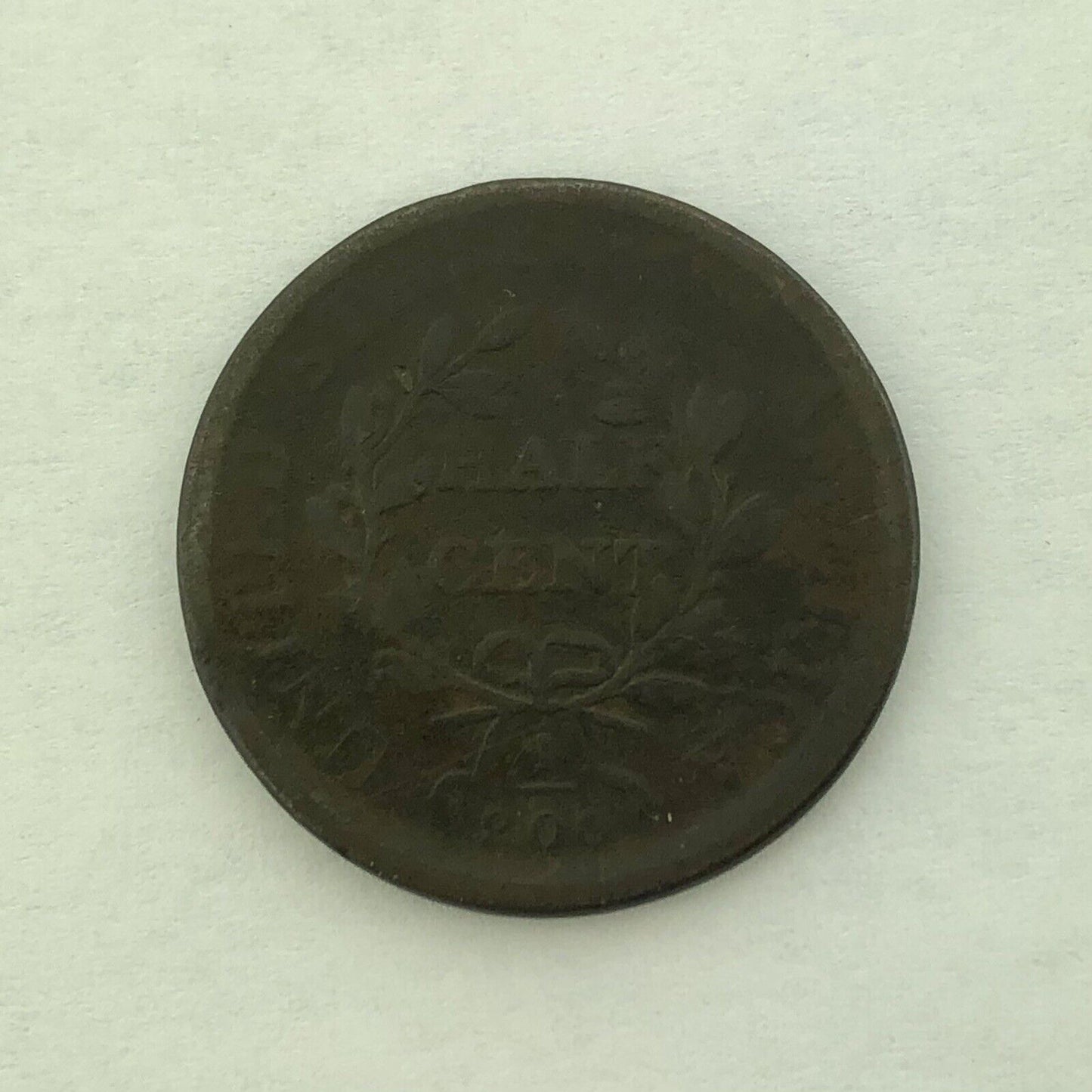 1808 Draped Bust Half Cent 1/2c Better Philadelphia Early American Copper Coin
