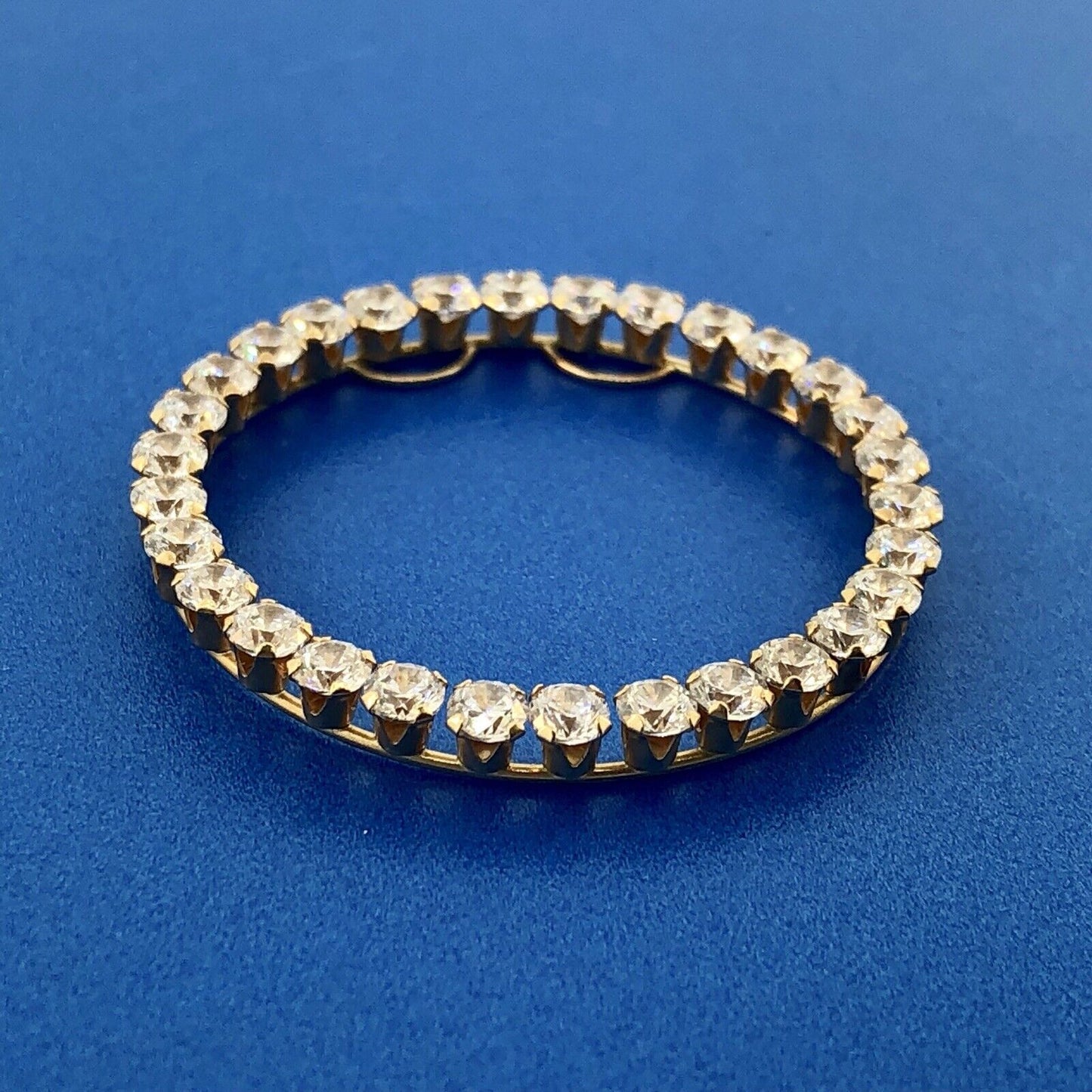 Designer 14K Yellow Gold Cubic Zirconia CZ Infinity Eternity Circle Pendant