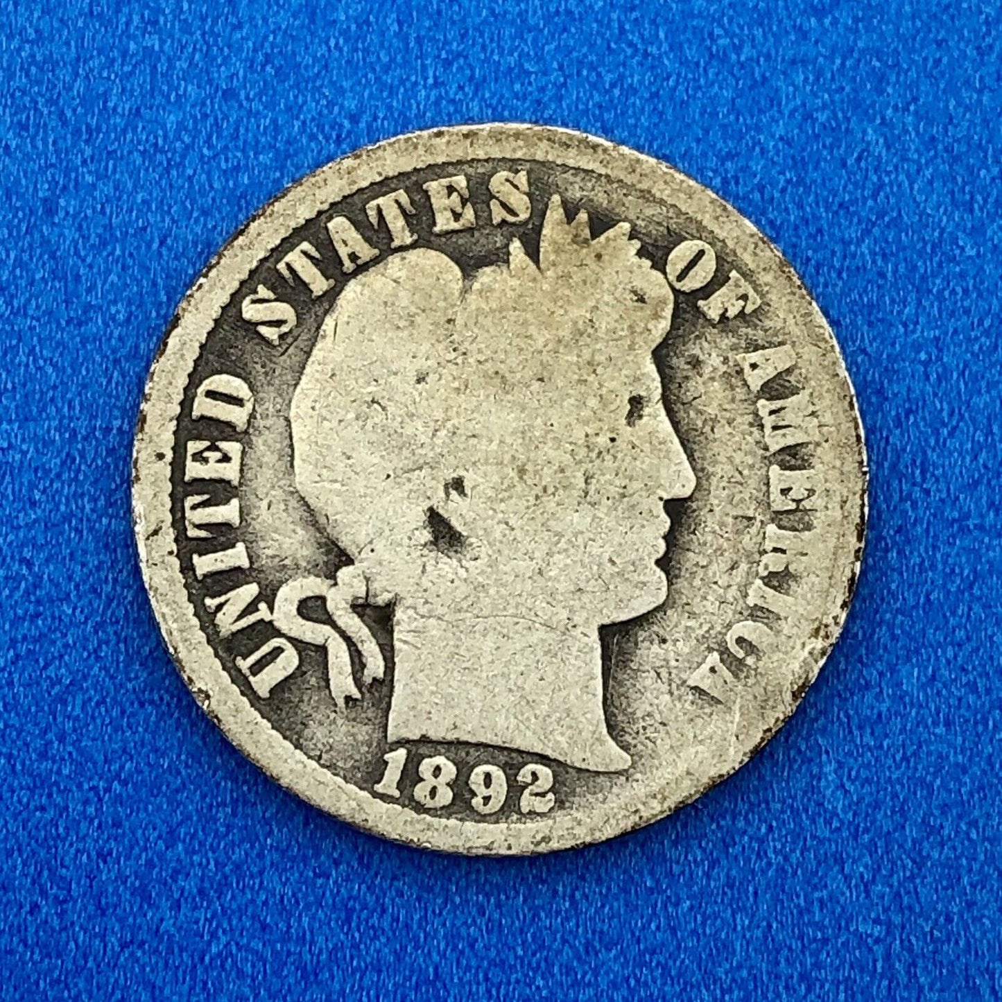 1892 O Barber Silver Dime $.10 Better Rare Scarce Key New Orleans Mint Coin