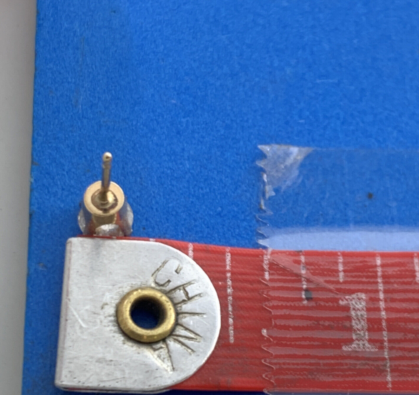 Estate 14K Yellow Gold Round Diamond Solitaire Stud Earrings