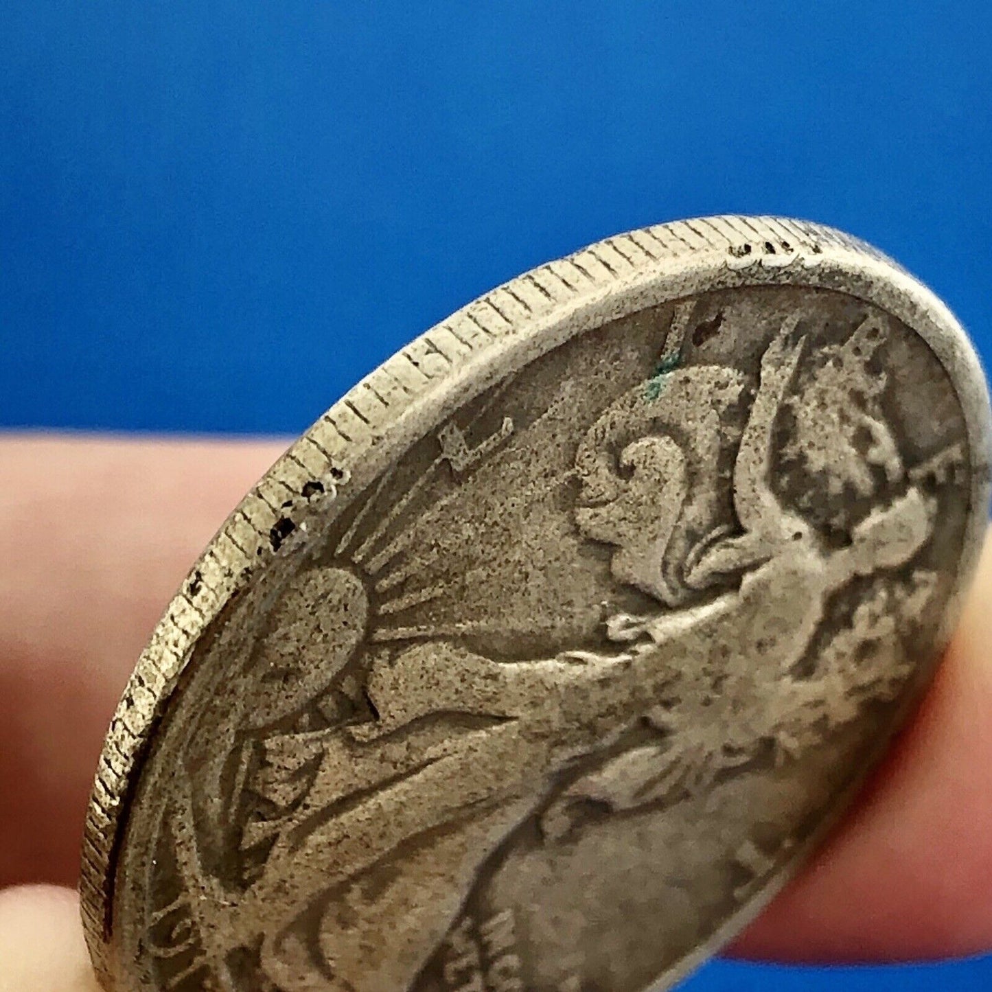 1917 S Reverse Silver Walking Liberty Half Dollar 50c Better Key San Fran Coin