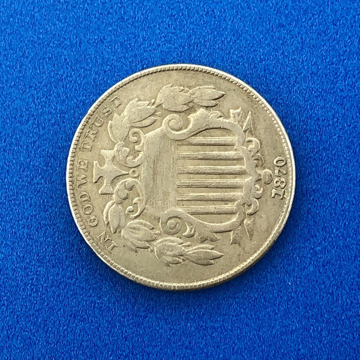 1870 P Shield Nickel Better Key Rare Philadelphia Mint Date Coin