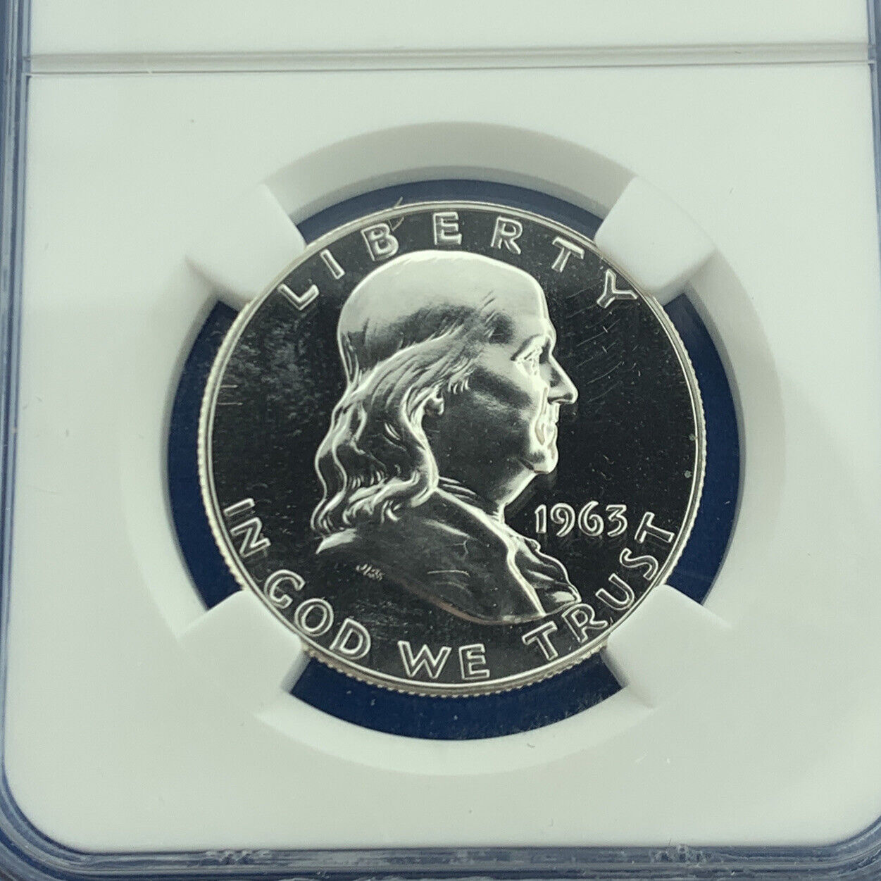 1963 Franklin Silver Proof Half Dollar 50c $.50 Better Key Philadelphia NGC PF67