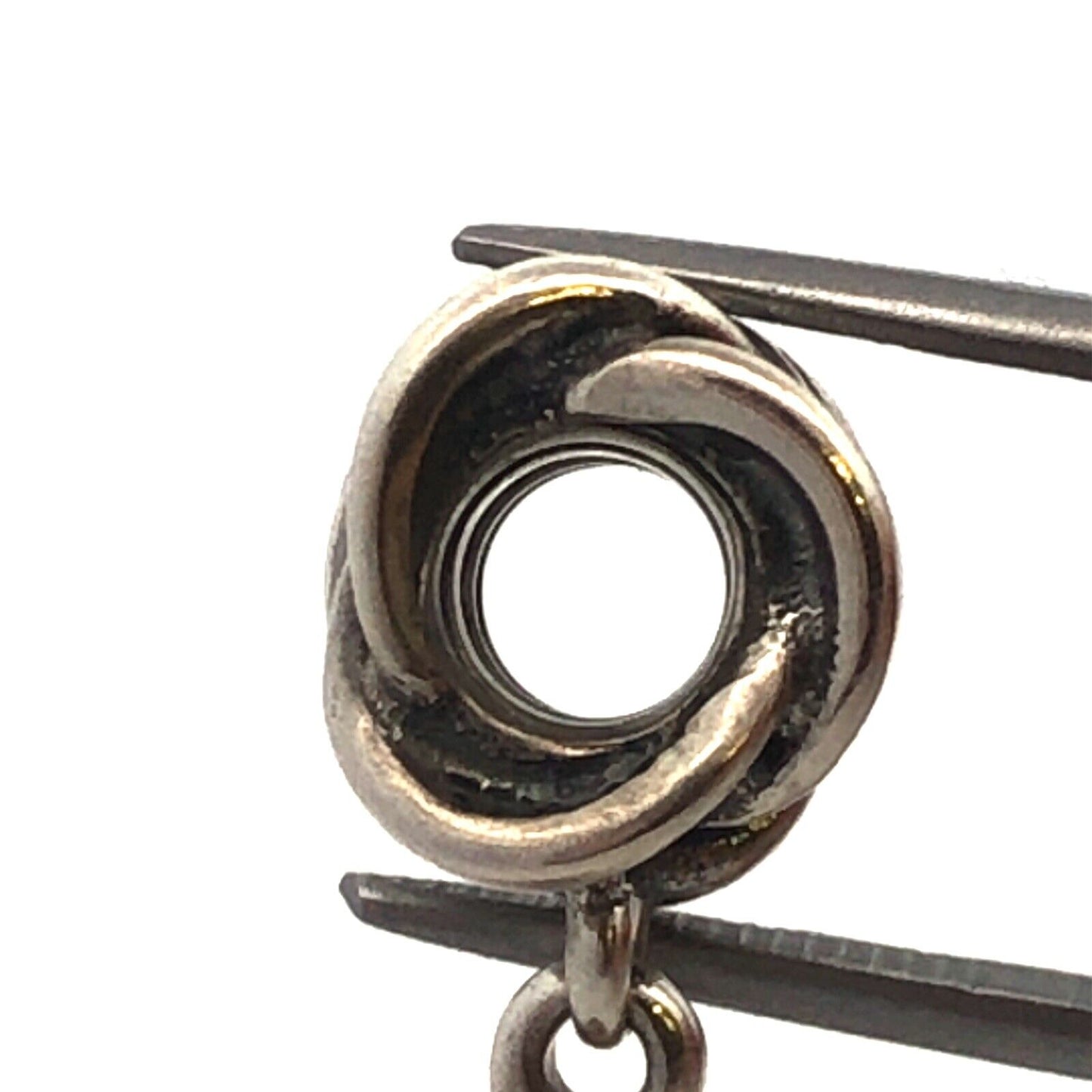 Authentic PANDORA 925 Sterling Silver Amethyst Tied Together 790476PAM Charm