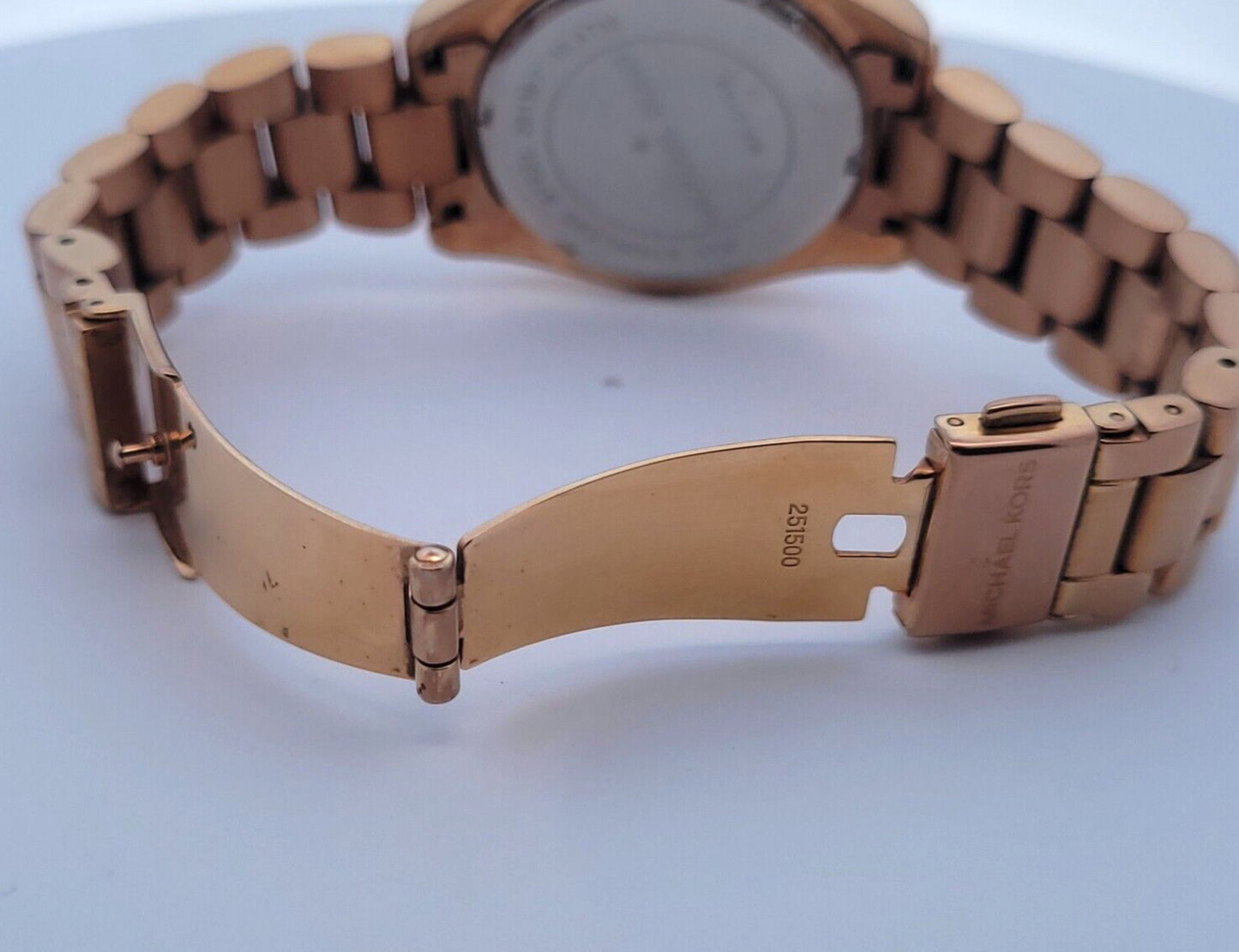 Michael Kors Bradshaw Rose Gold-Toned Stainless Steel Women's Chronograph Watch