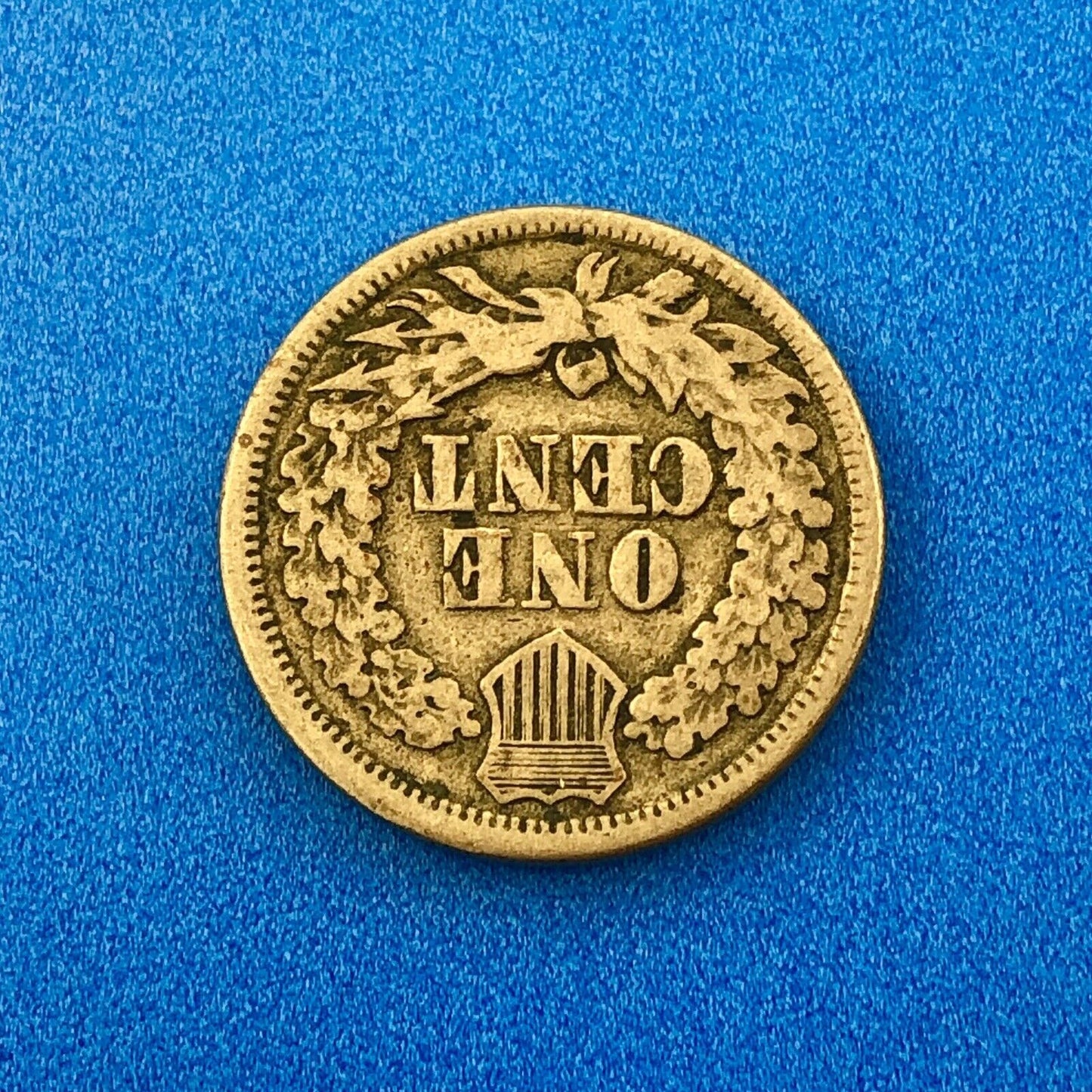 1863 Indian Head One Cent Penny Type 2 Copper Nickel Better Philadelphia Coin