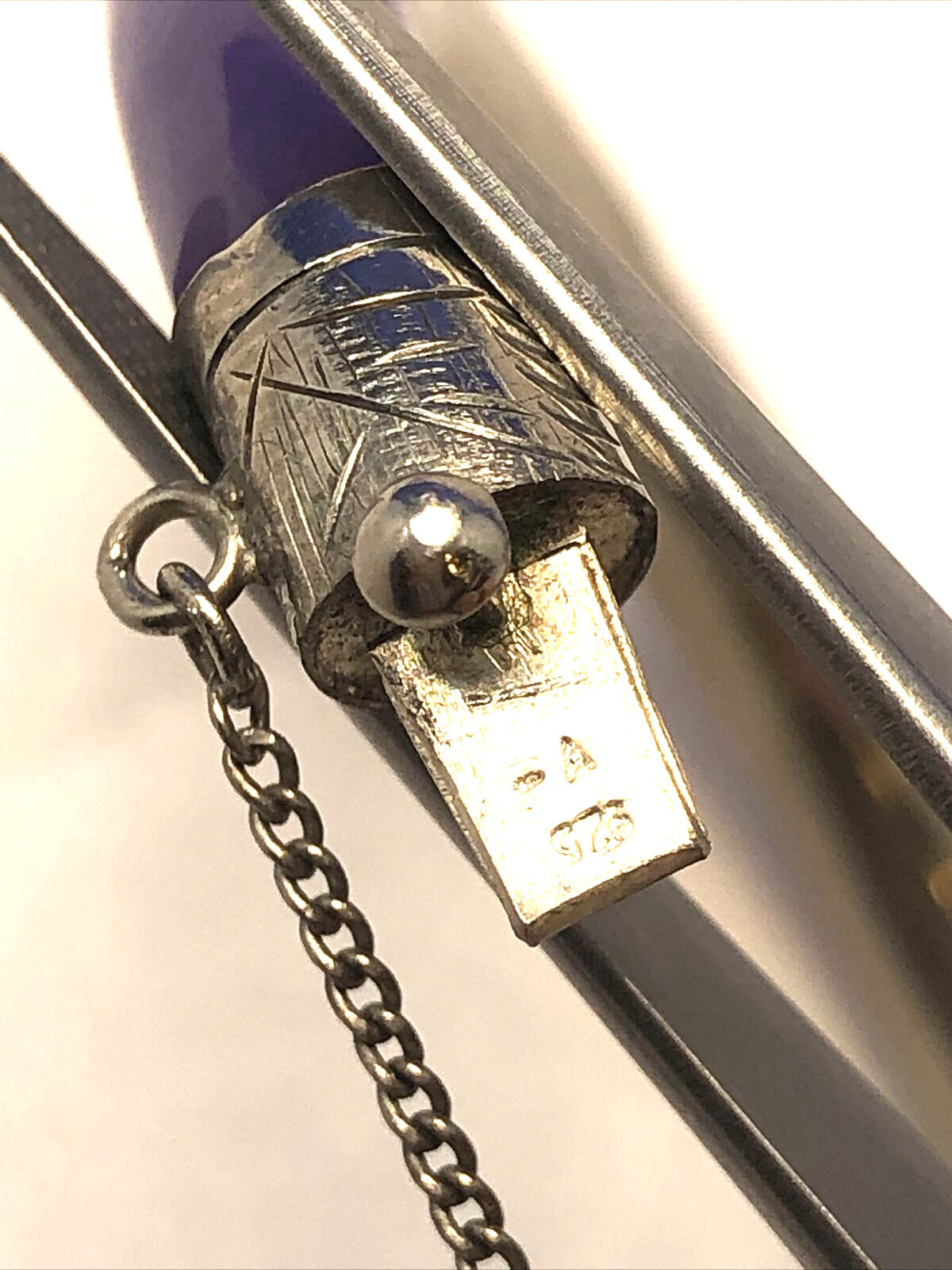 Sterling Silver 925 Green Lavender Black & Red Jade Cabochon Bangle Bracelet