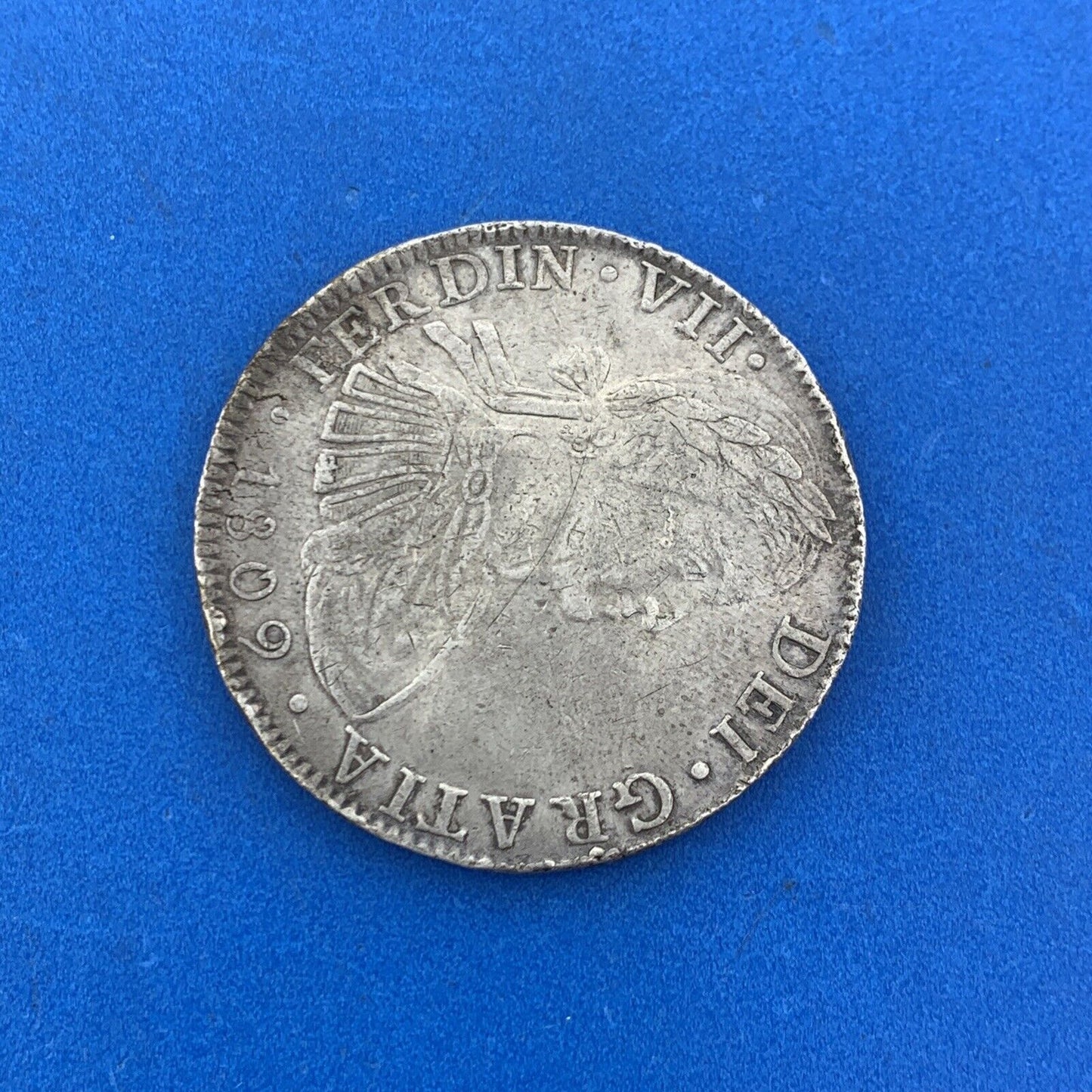 1809 Mo Mexico City 8 Reales Key Better Date .903 Silver Mexico Coin