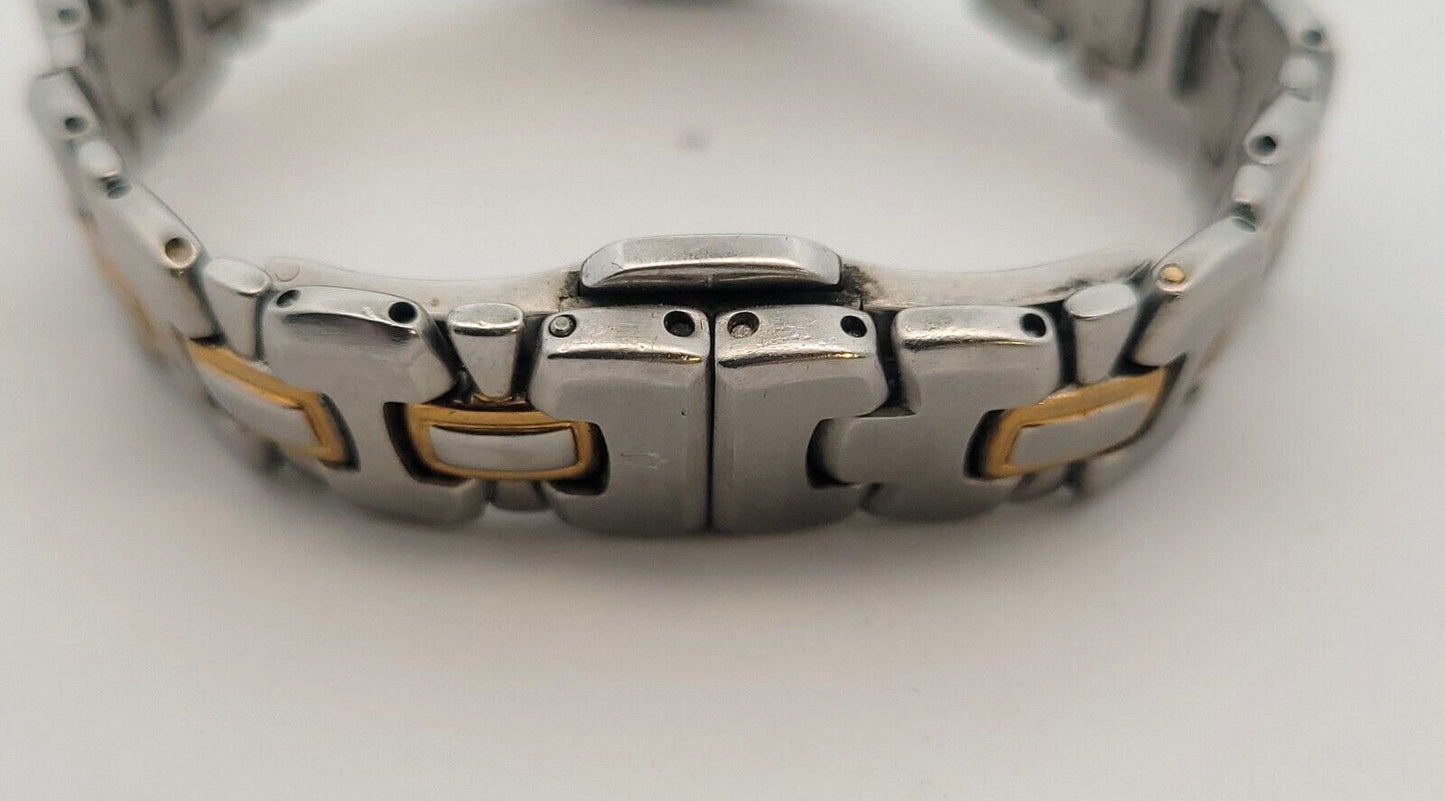 Ladies Bulova Accutron Barcelona Mother of Pearl Dial Diamond Bezel Quartz Watch