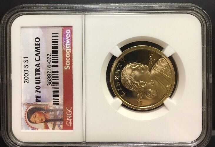 2003 S Sacagawea $1 NGC PF70 Ultra Cameo Red Label