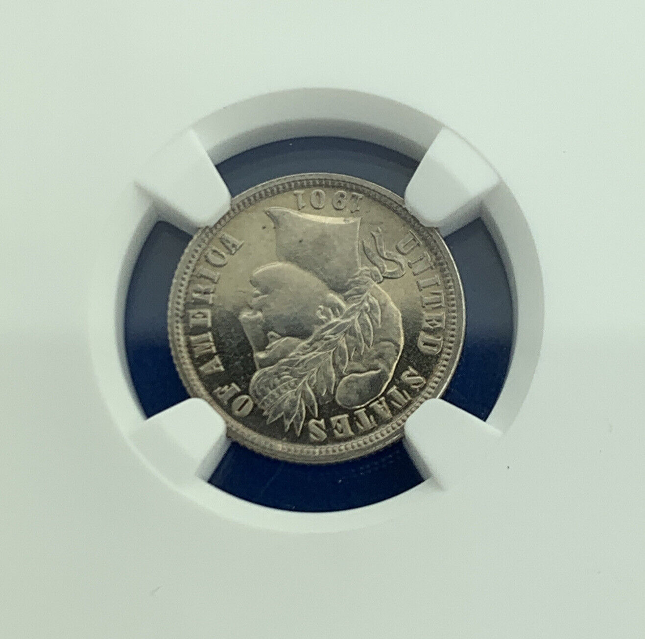 1901 P Proof Silver Barber Dime Better Philadelphia Mint NGC PF65 Cameo Coin
