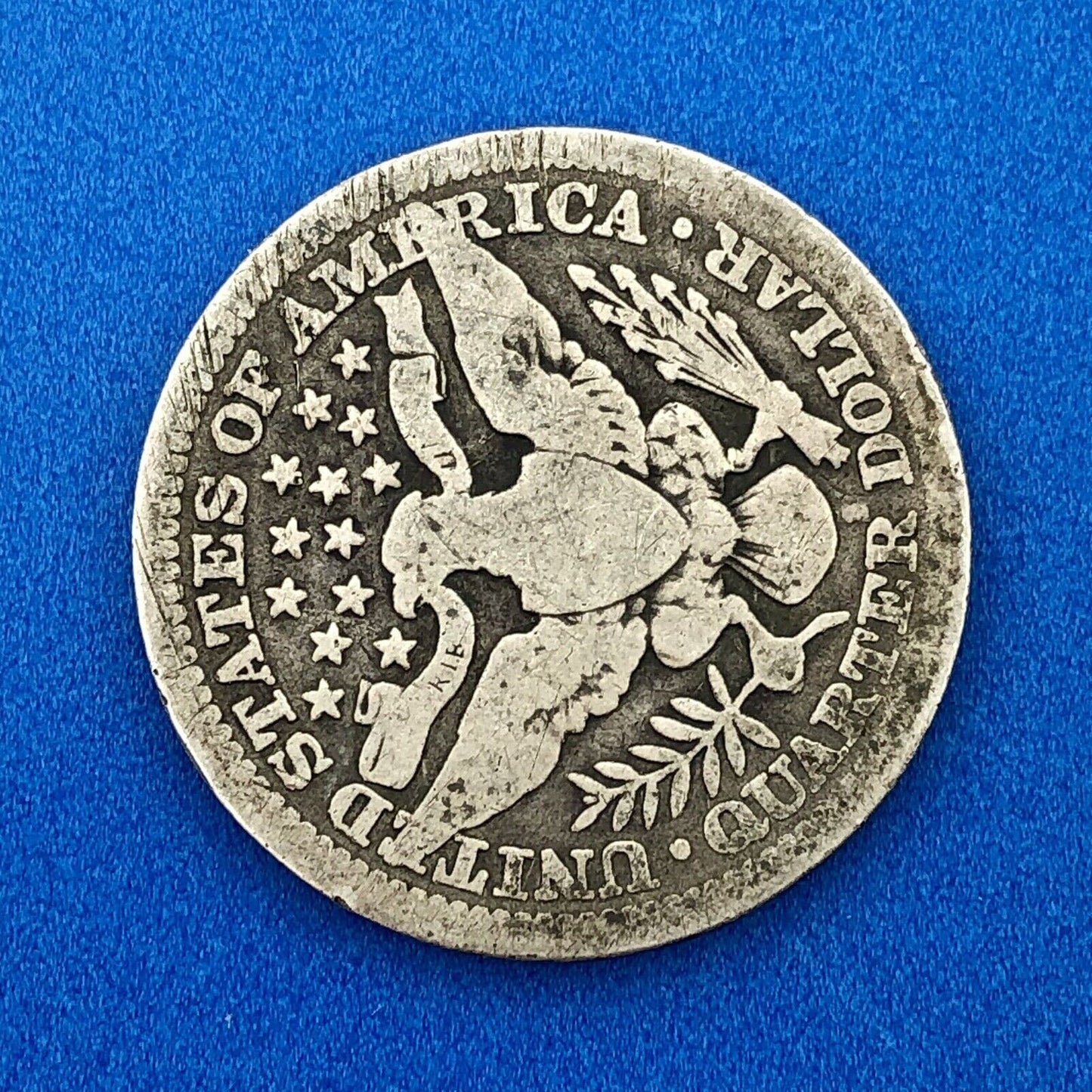 1914 S Silver Barber Quarter $.25 Better Key Date San Francisco Coin Rare Scarce