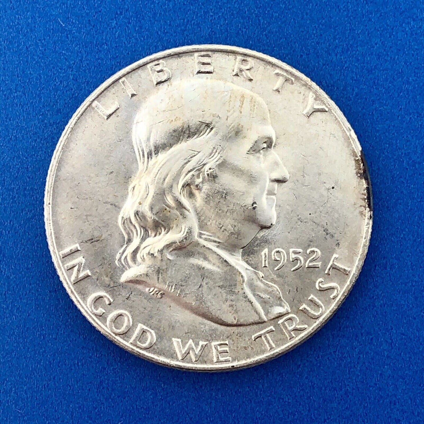 1952 D Franklin Silver Half Dollar Better Key Rare Denver Mint Coin