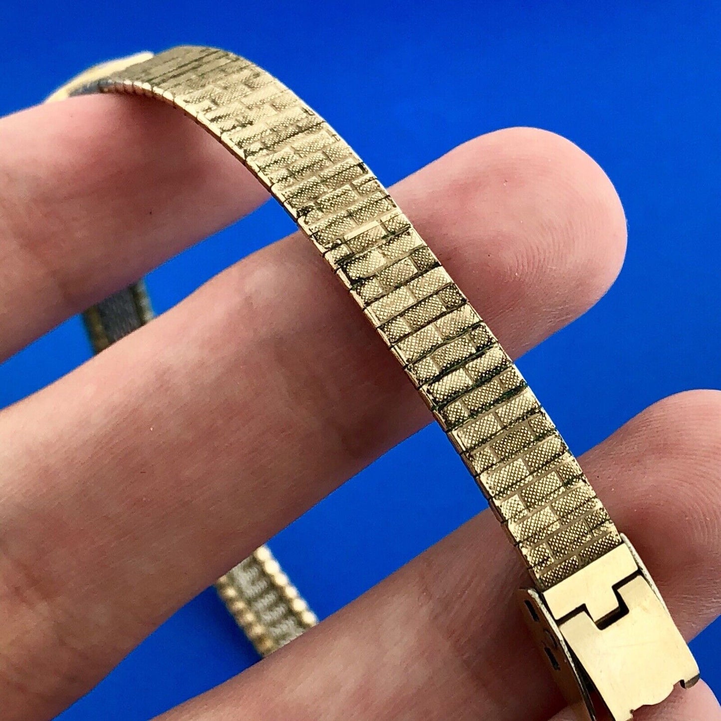 Mid Century Ladies 10K Rolled Yellow Gold Plate Baroness 17j Automatic Watch