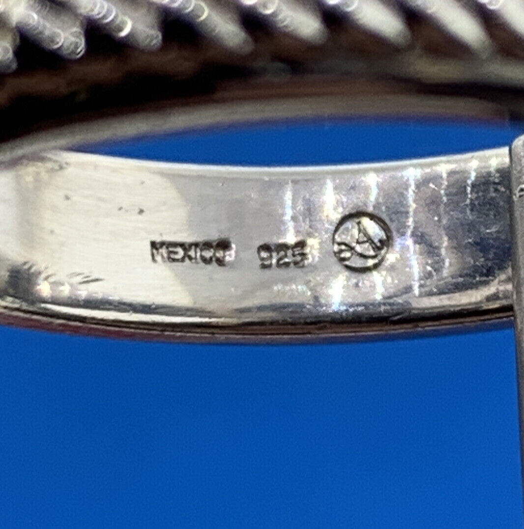 Anthony Nak 925 Sterling Silver Rose Quartz Pearl Accented Cocktail Ring