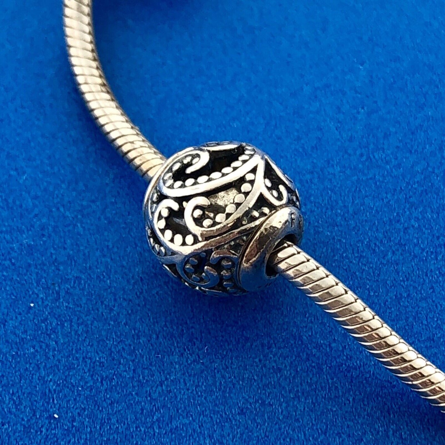 Authentic PANDORA Sterling Essence Collection Signature Clasp 6 Charm Bracelet