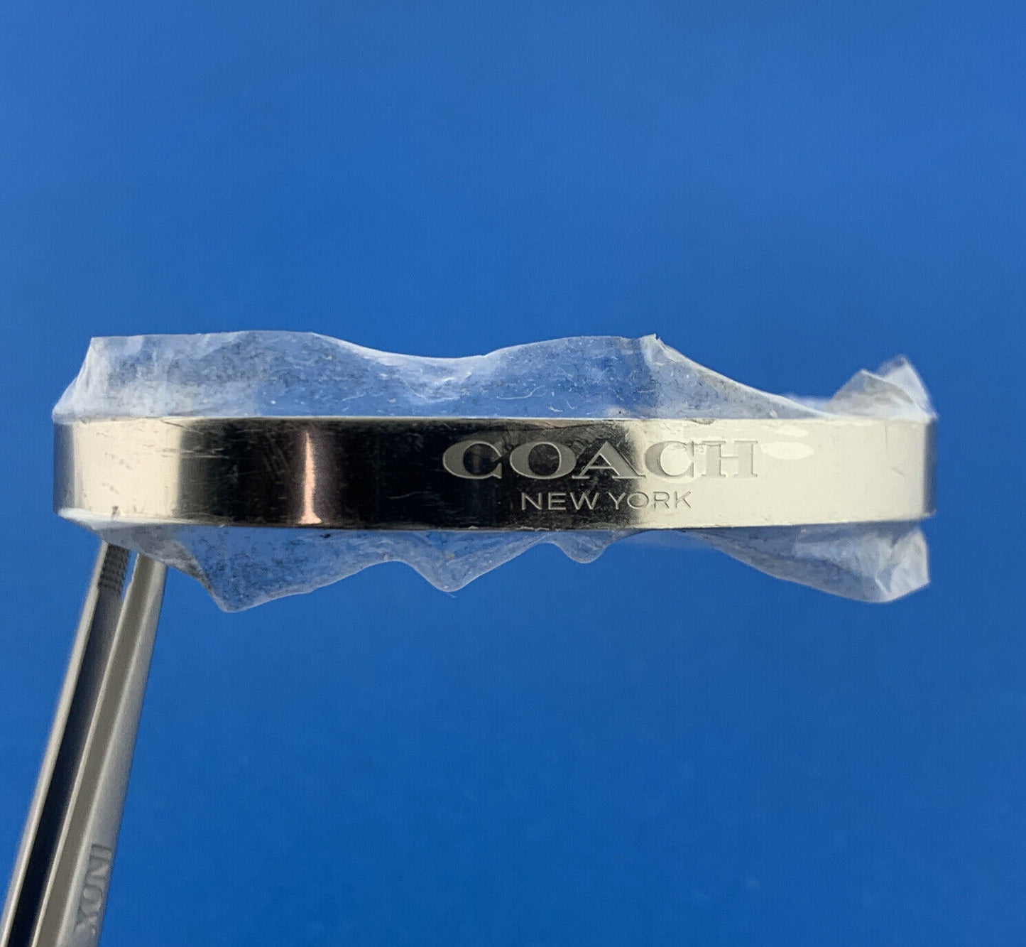 Designer Coach New York 37 mm Stainless Steel Libby Watch w/ Open Cuff Bracelet