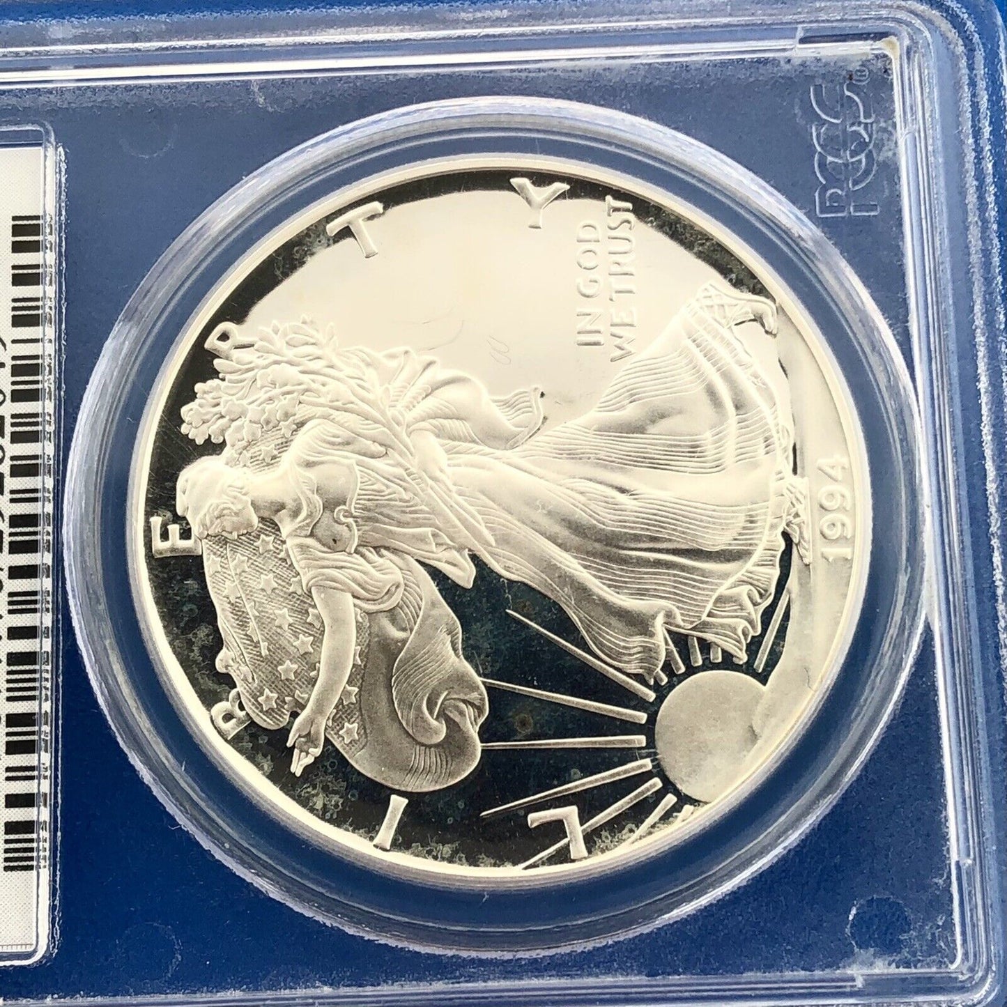 1994 P Proof Silver Eagle 999 Fine Silver PCGS PR70 DCAM Deep Cameo