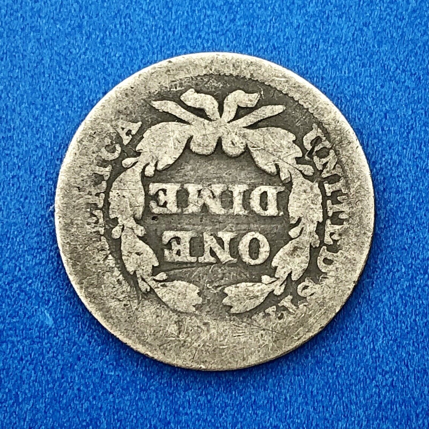 1849 P Seated Liberty Silver Dime 10c Better Key Scarce Rare Philadelphia Coin