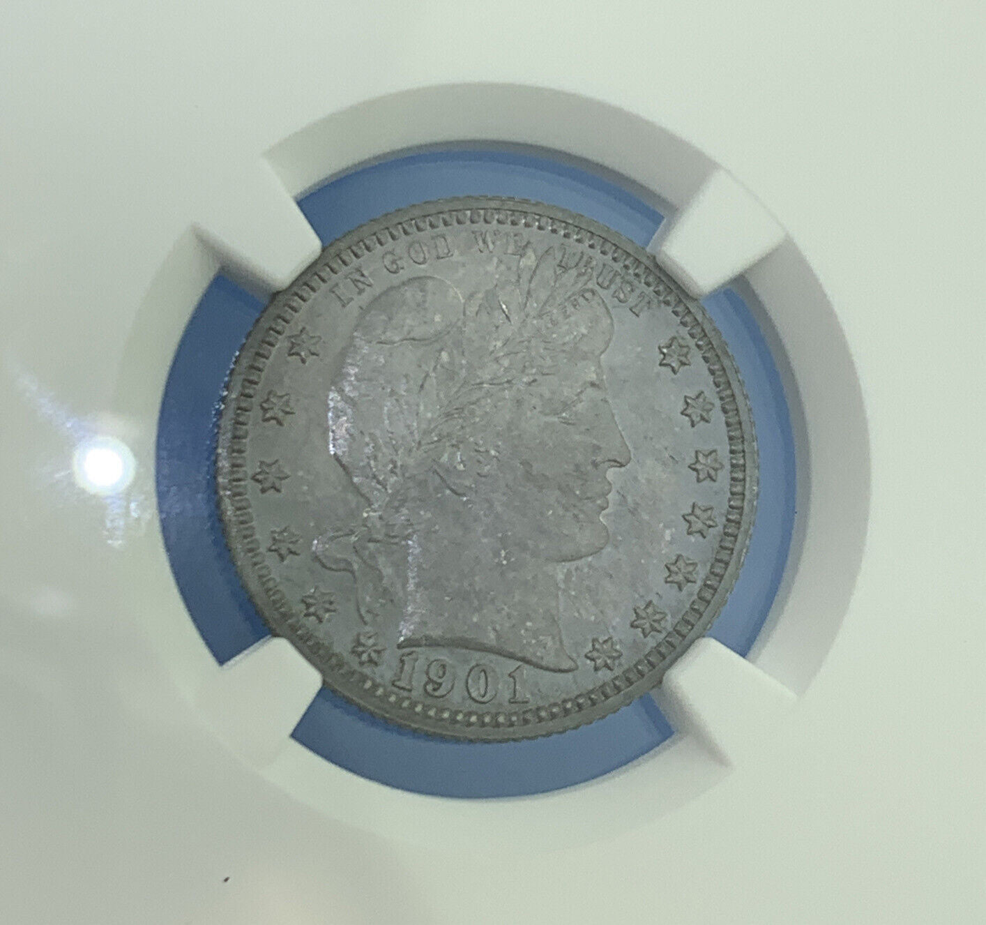 1901 P Proof Silver Barber Quarter Dollar 25c NGC PF64 Better Philadelphia Coin