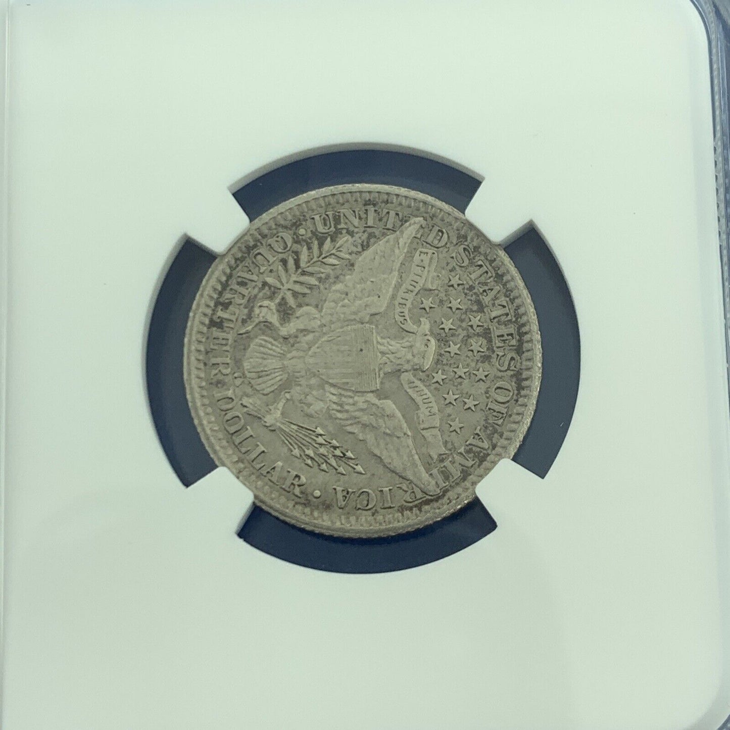 1907 O New Orleans 25c Barber Quarter 90% Silver Au Details NGC Cleaned Coin
