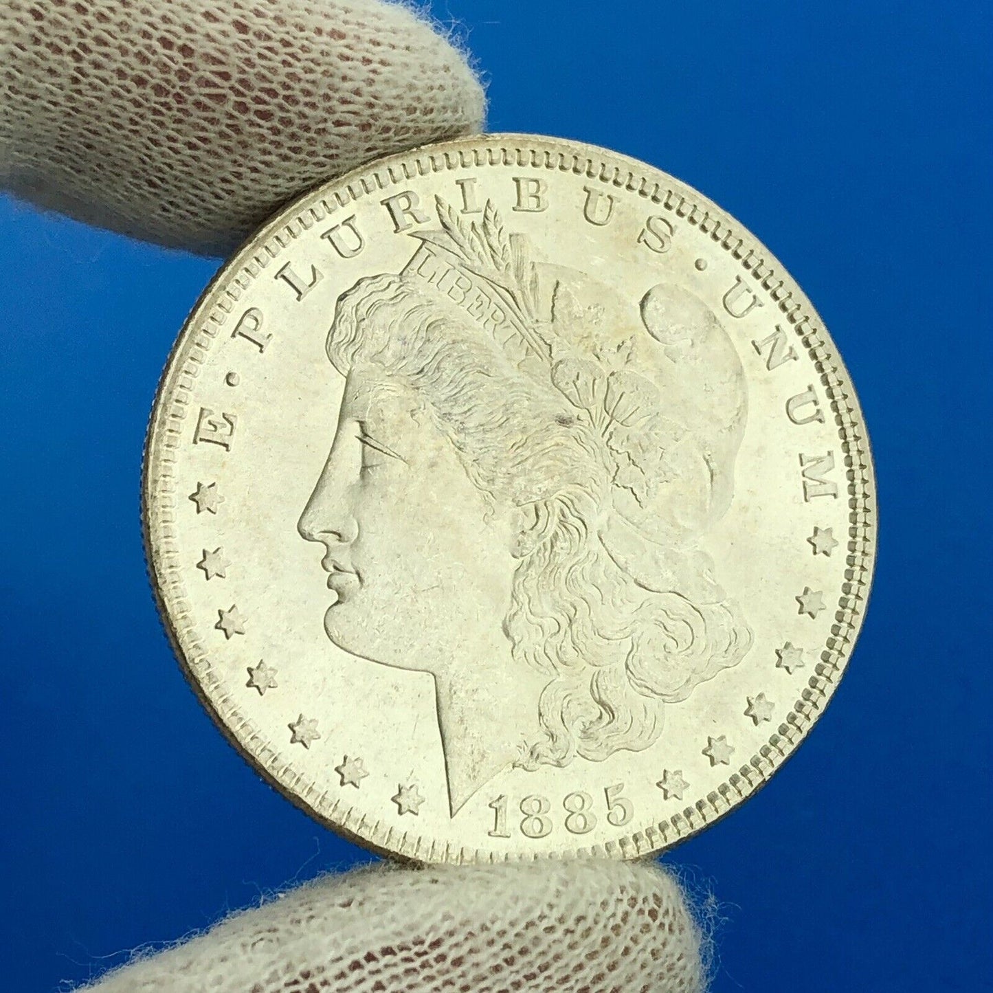 1885 P Morgan Silver Dollar $1 Better Rare Key Philadelphia Mint Coin White BU