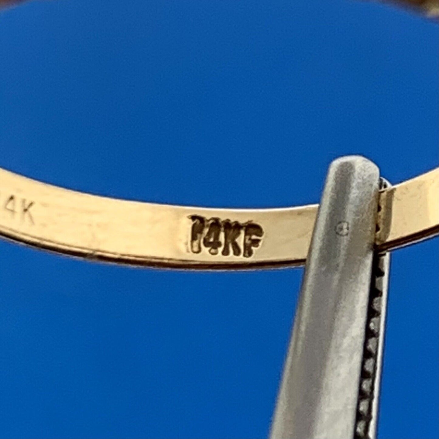 Designer 14K Yellow Gold Oval Garnet Diamond Accent Egyptian Style Ring