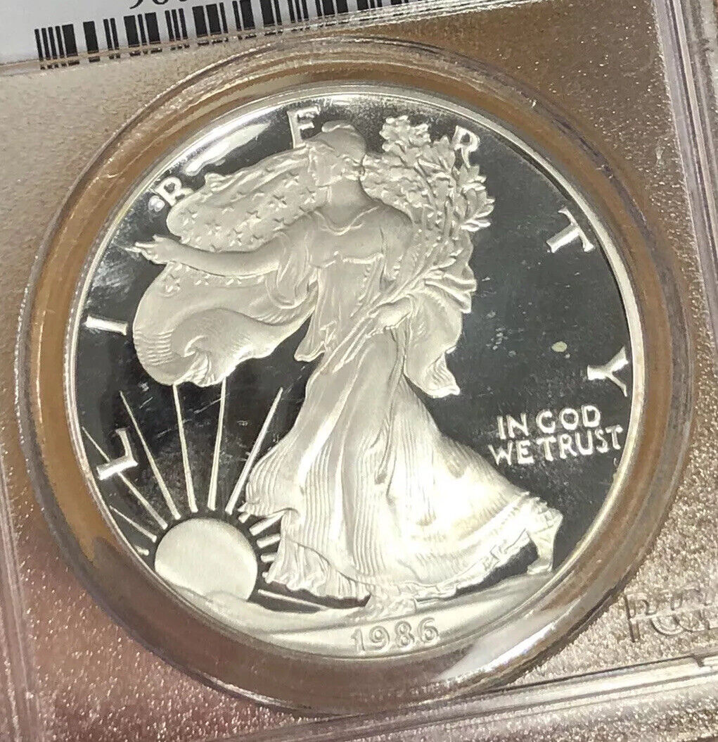 1986-2005 $1 American Silver Eagle 1 oz PF PR69 DCAM UCAM PCGS 20 Coin Set