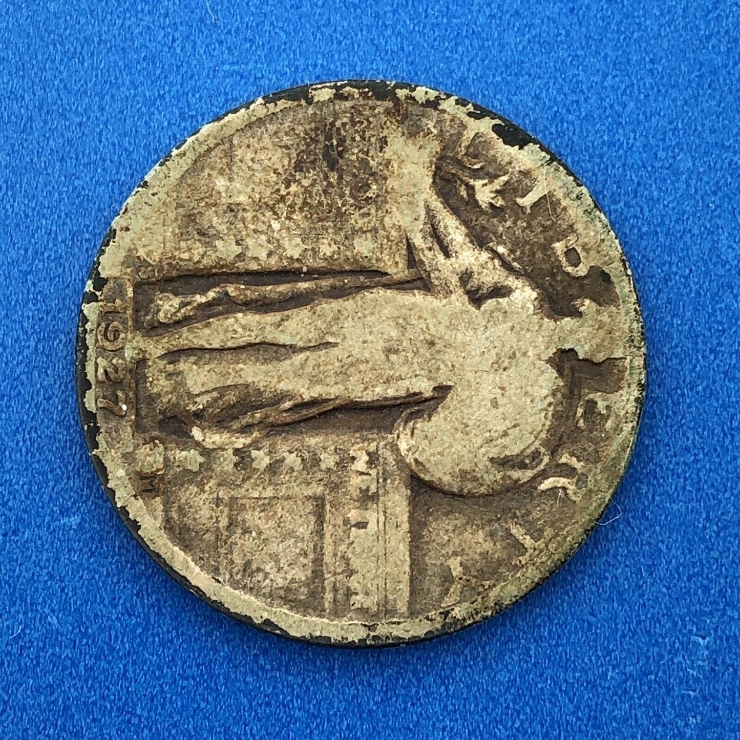 1927 S Silver Standing Liberty Quarter Dollar 25c Better Key San Francisco Coin