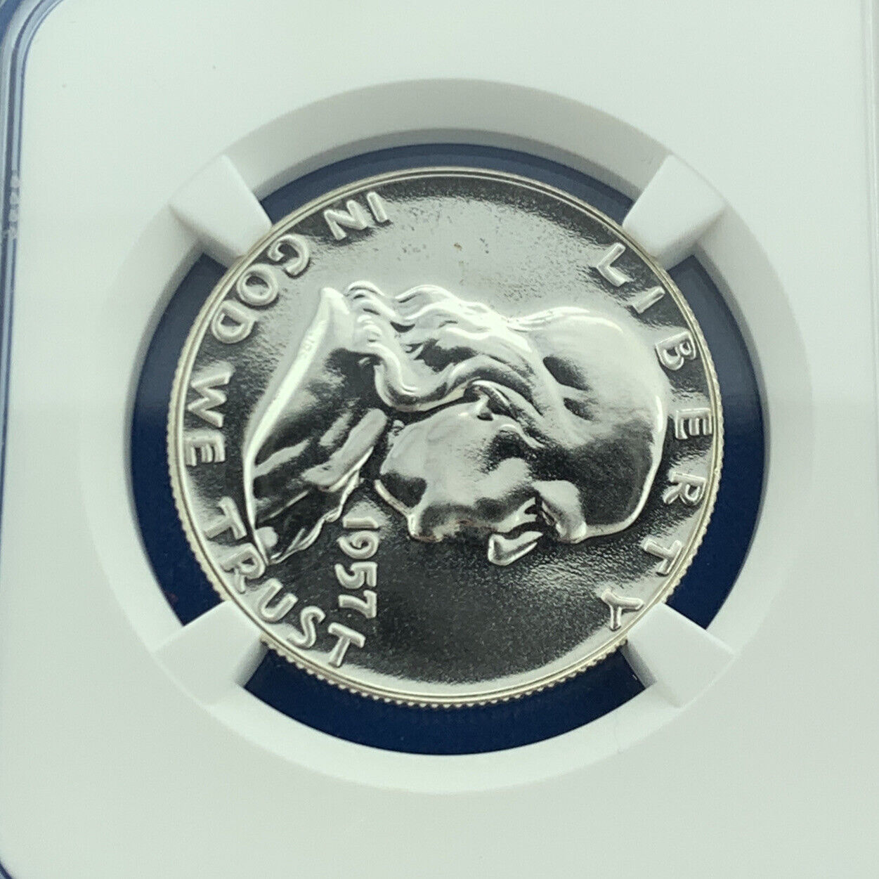 1957 Franklin Silver Proof Half Dollar 50c $.50 Better Key Philadelphia NGC PF67