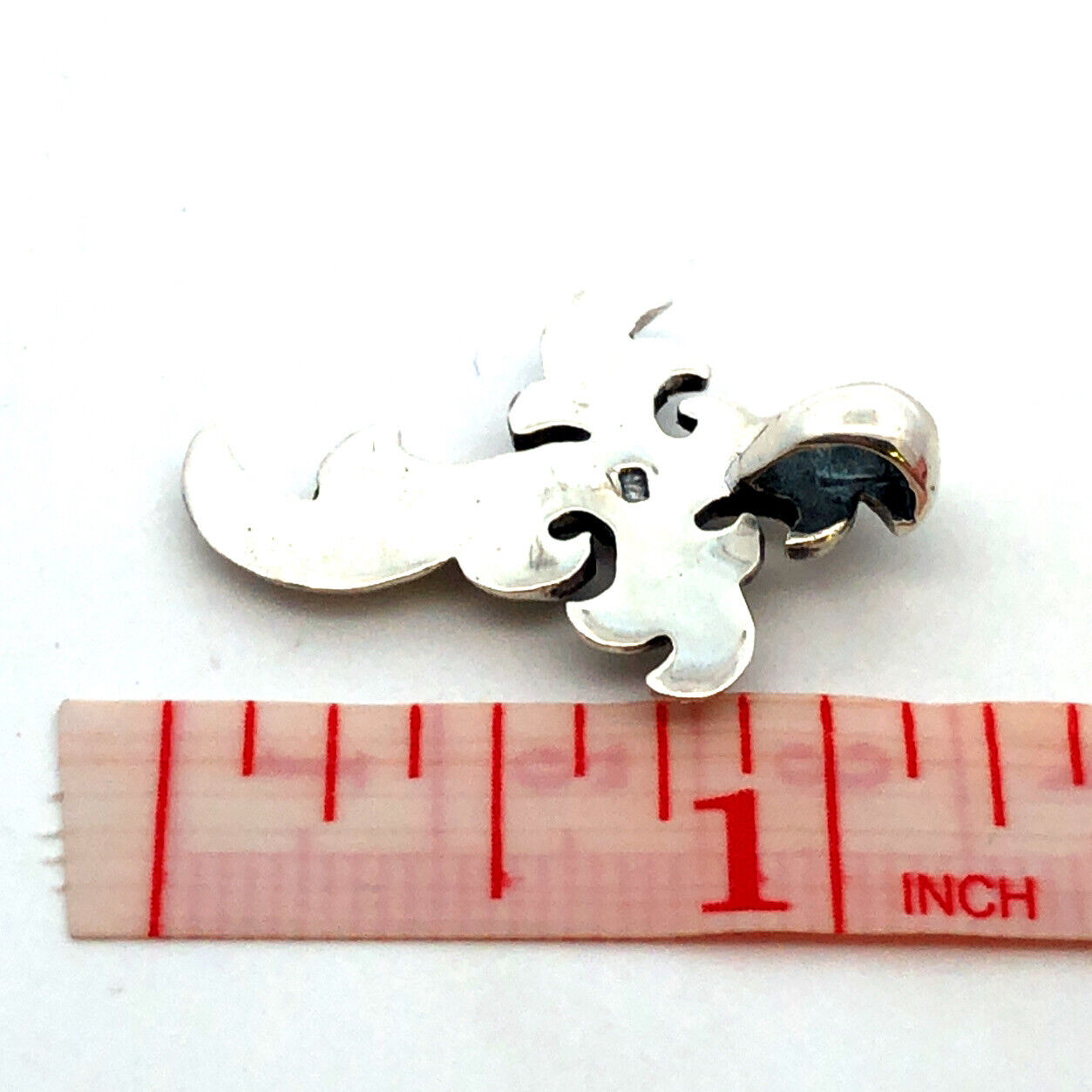 925 Sterling Silver Gothic Swirl Cross Pendant