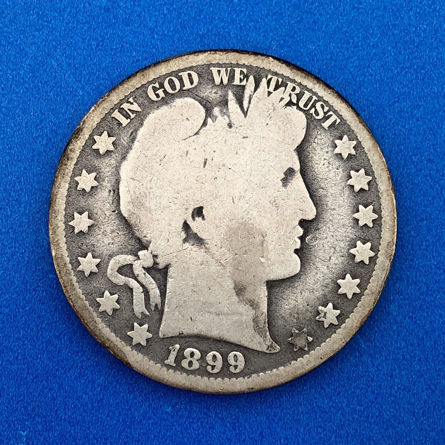 1899 O Silver Barber Half Dollar Better Key Date New Orleans Coin Rare Scarce